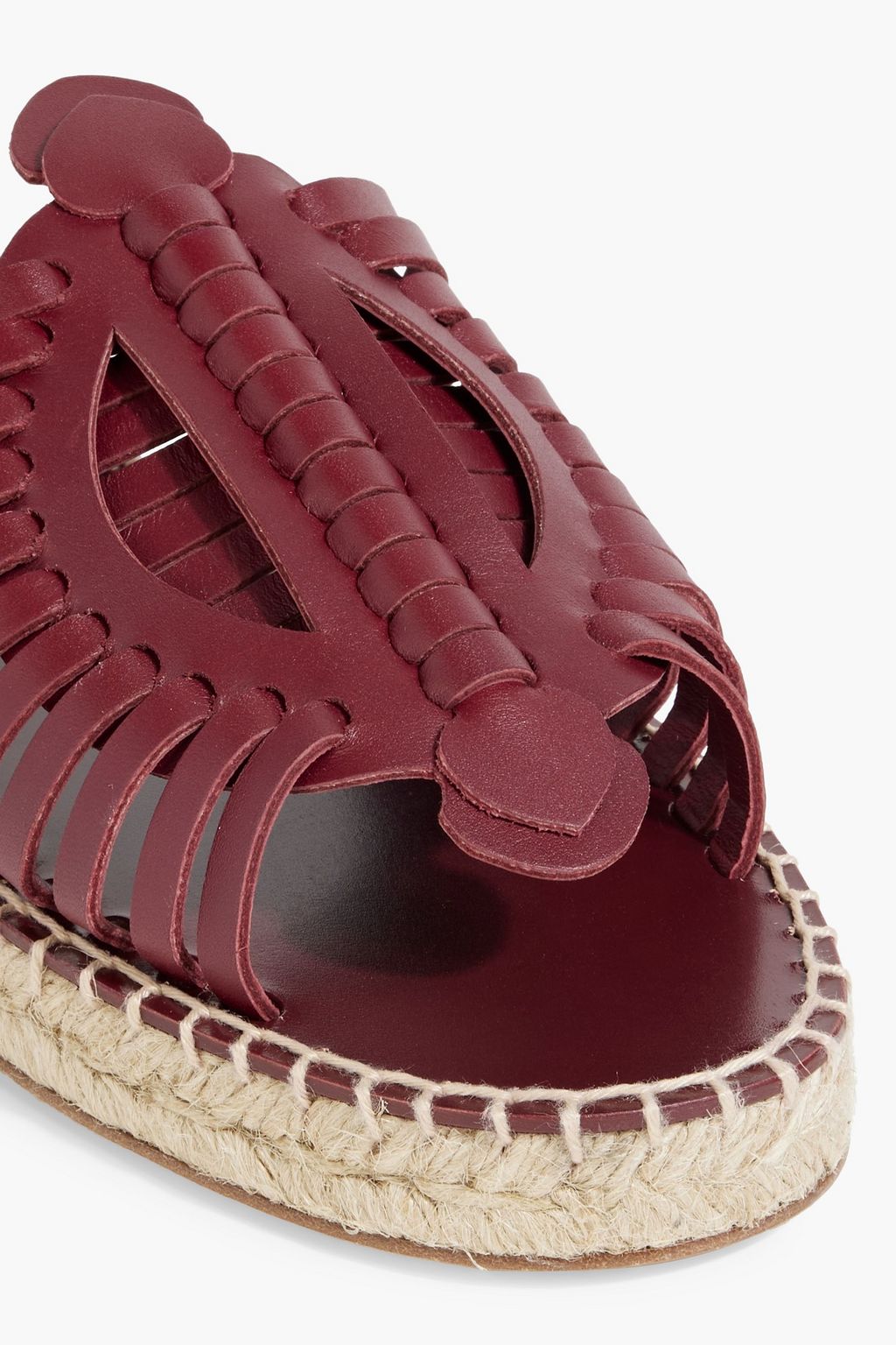 ALTUZARRA Woven leather espadrille sandals