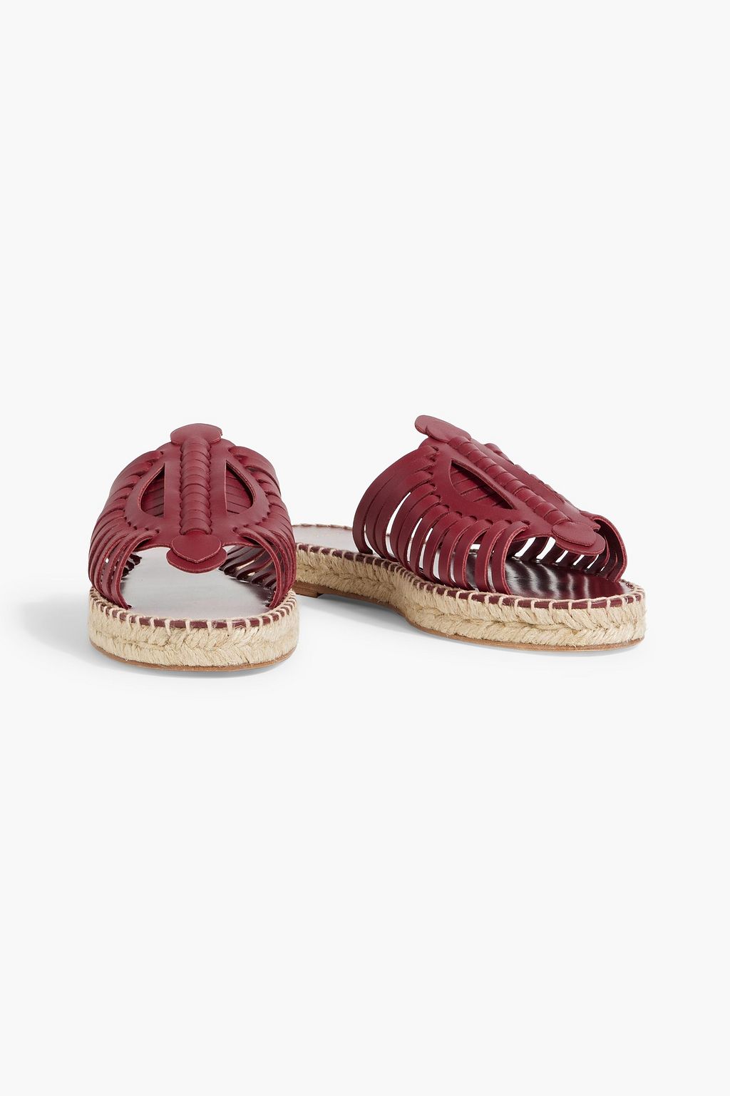 ALTUZARRA Woven leather espadrille sandals