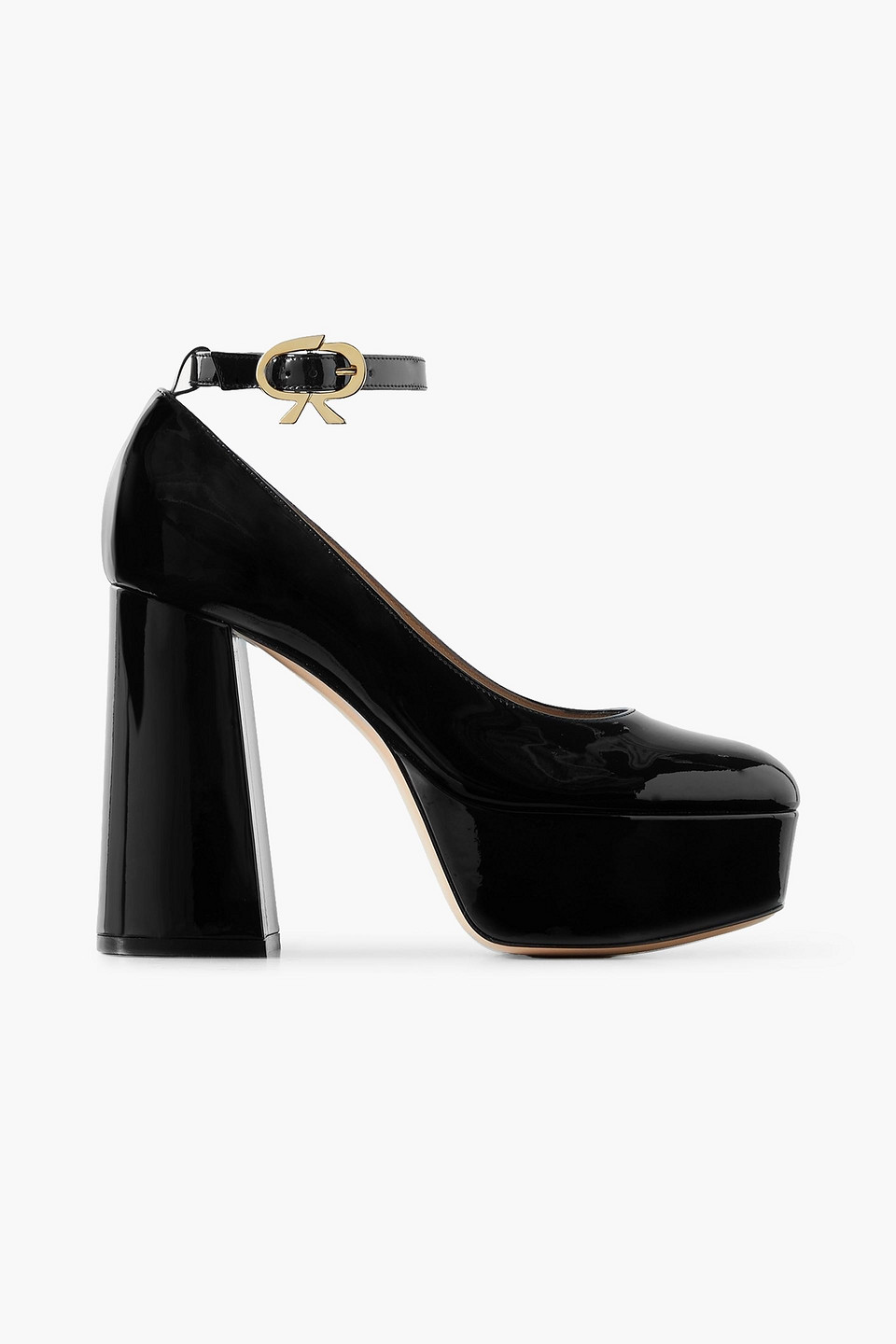 GIANVITO ROSSI VERNICE 70 PATENT-LEATHER PLATFORM PUMPS