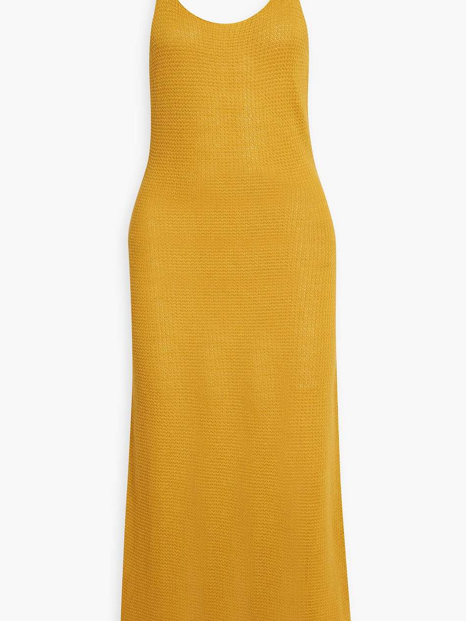 linen midi dress