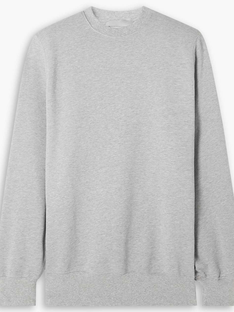 track cotton-jersey mini dress