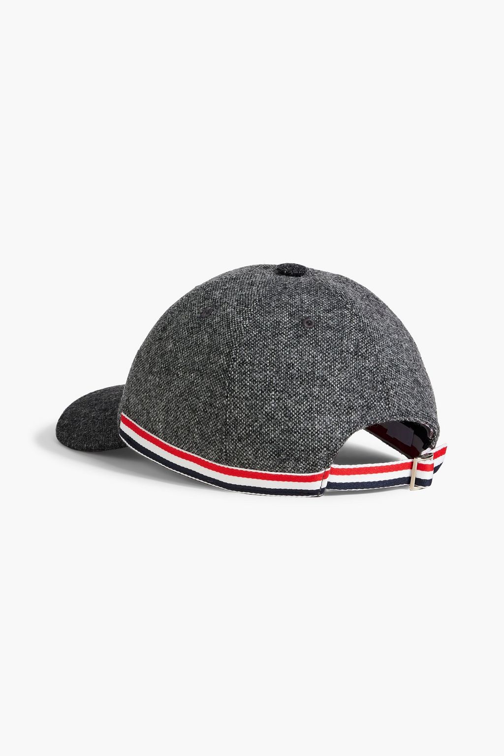 THOM BROWNE Striped wool baseball cap