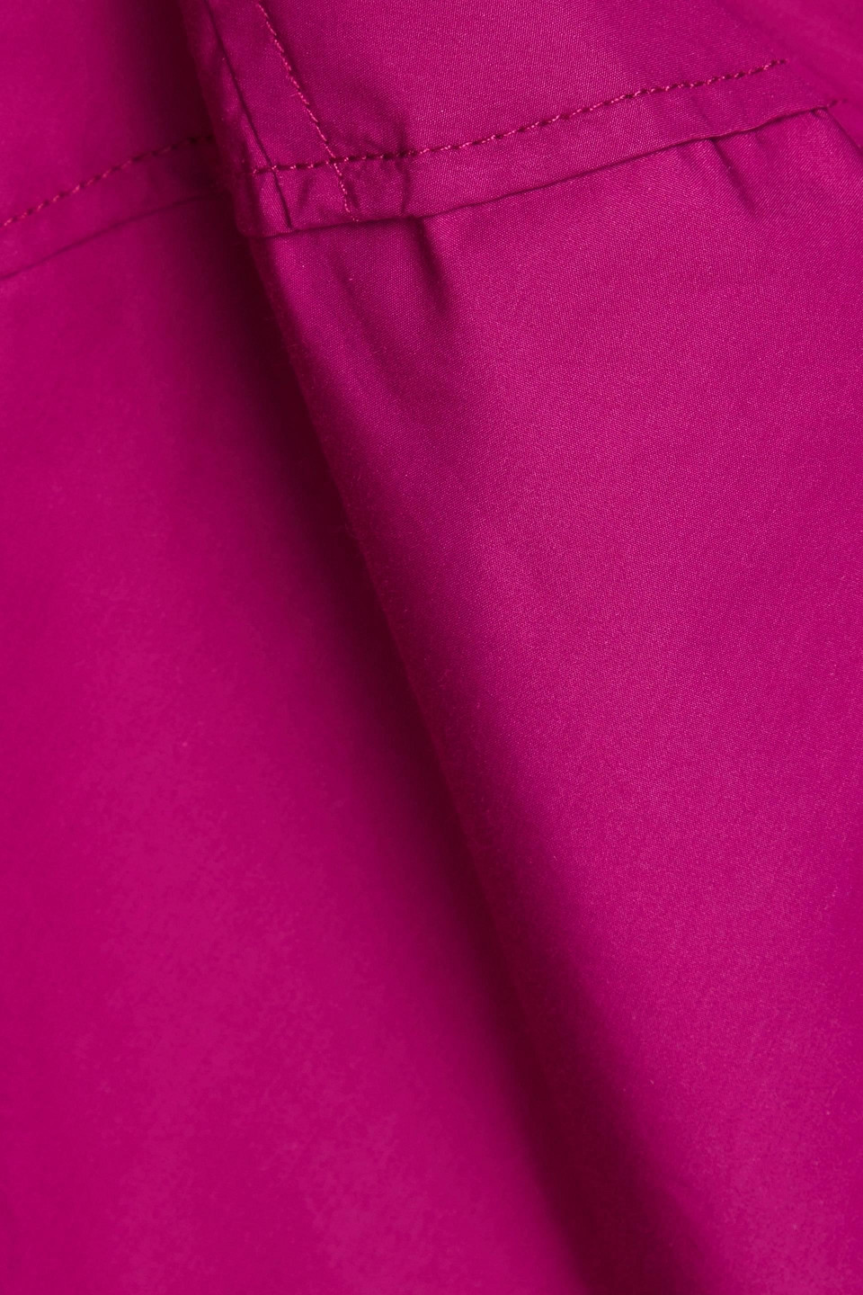 3.1 Phillip Lim Belted Cotton-blend Poplin Midi Dress In Magenta