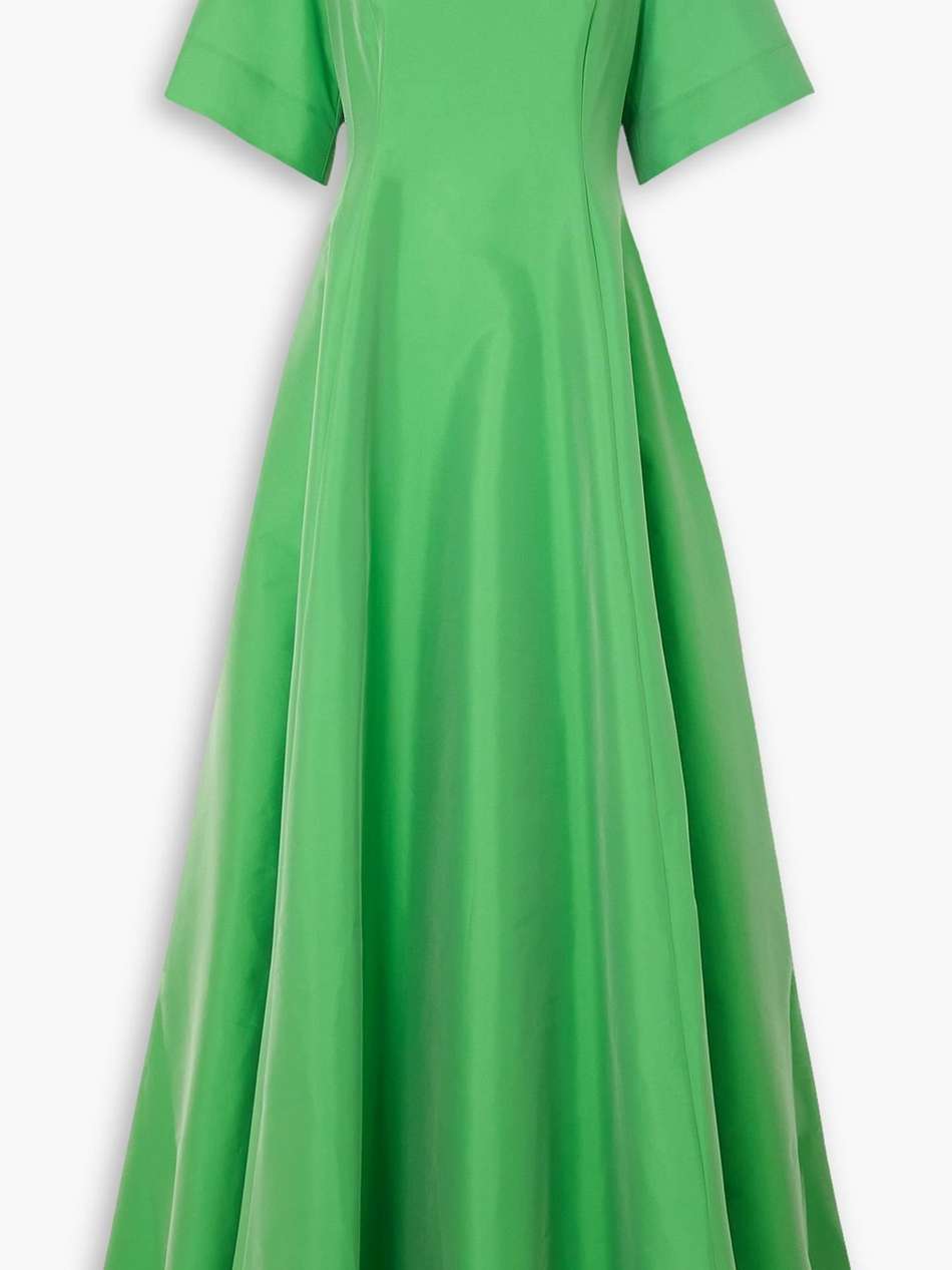 maude taffeta maxi dress