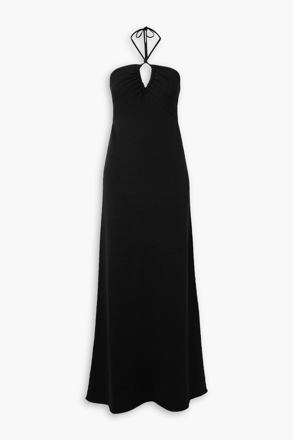 PROENZA SCHOULER COTTON-BLEND HALTERNECK MAXI DRESS 