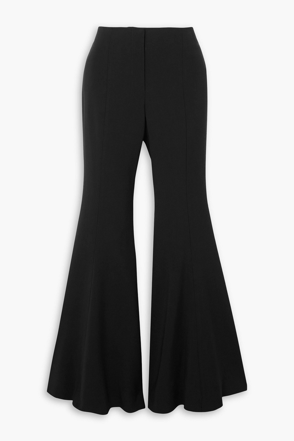 Proenza Schouler Stretch-knit Flared Pants In Black