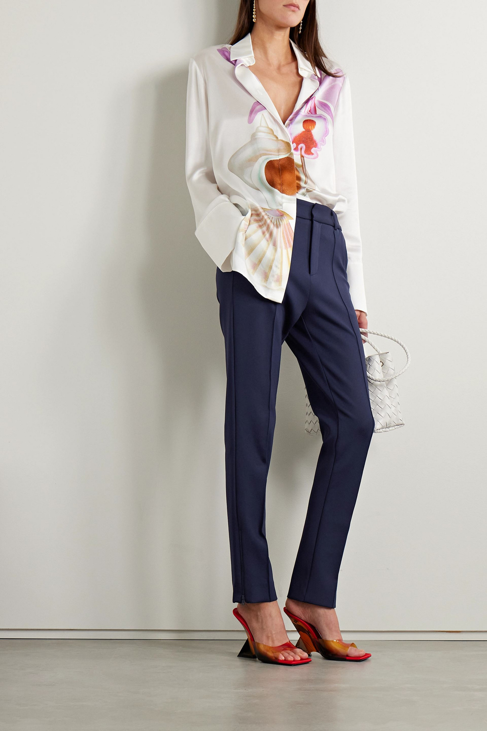 Rosie Assoulin Stretch-scuba skinny pants