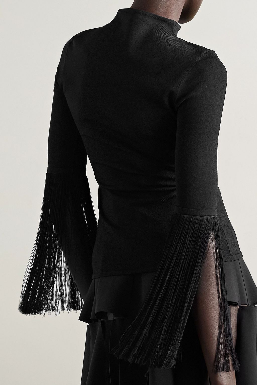 PROENZA SCHOULER كنزة بشرابات من الجيرسي المطاط
