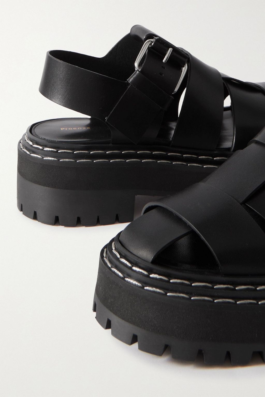 PROENZA SCHOULER 가죽 플랫폼 샌들