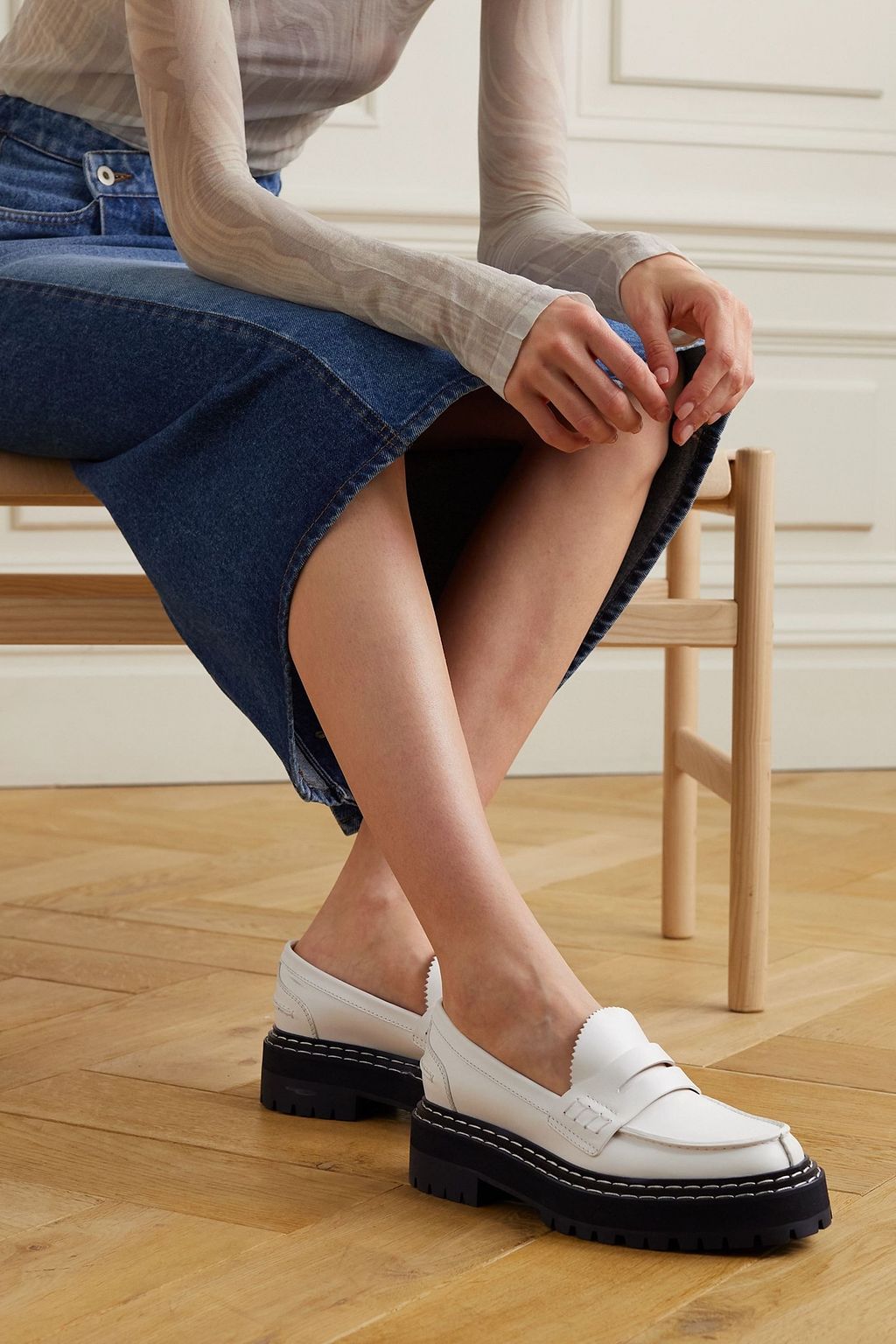 PROENZA SCHOULER Leather loafers
