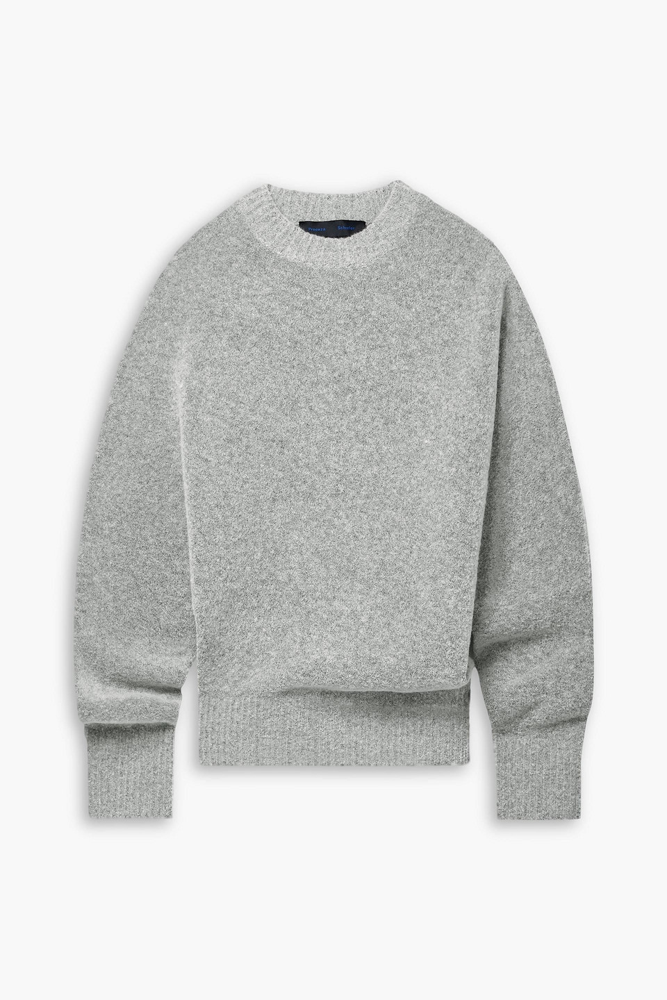 Proenza Schouler Knitted Sweater In Light Gray