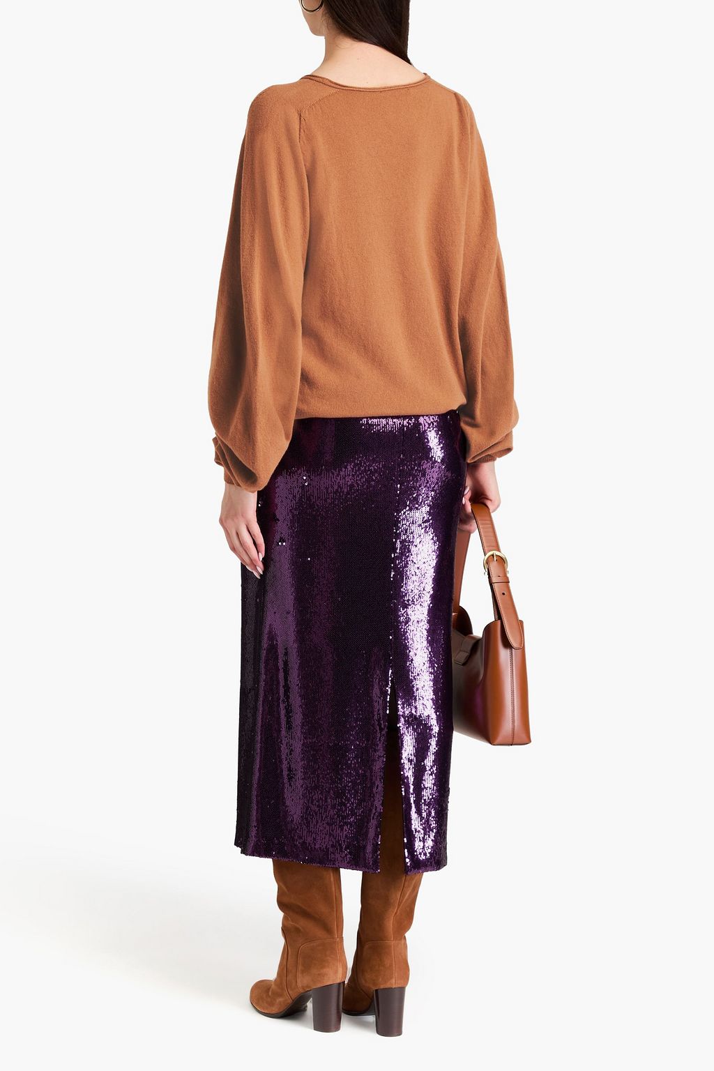 ALBERTA FERRETTI كنزة رياضية من مزيج الكشمير والصوف