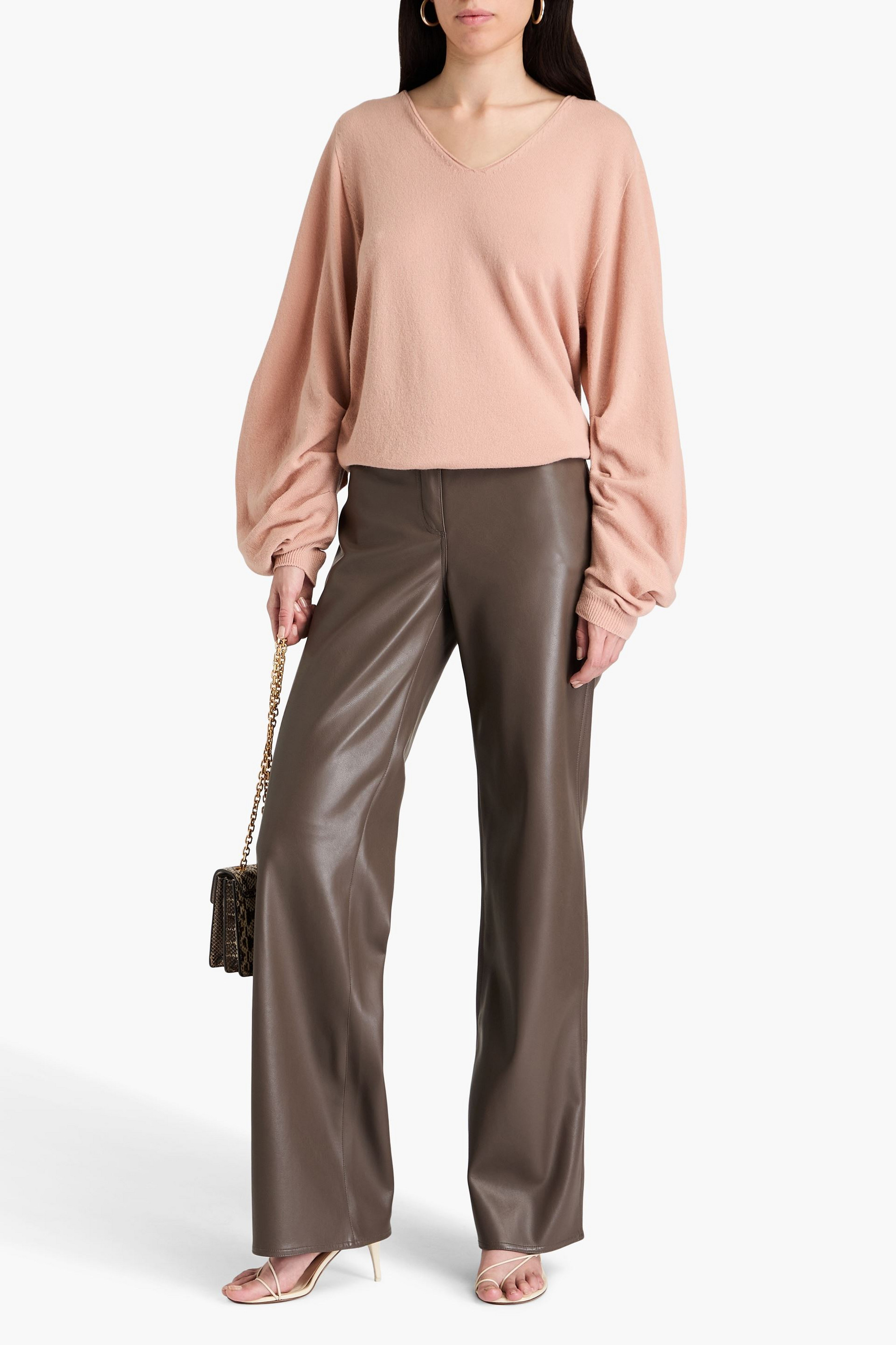 ALBERTA FERRETTI Wool and cashmere-blend sweater