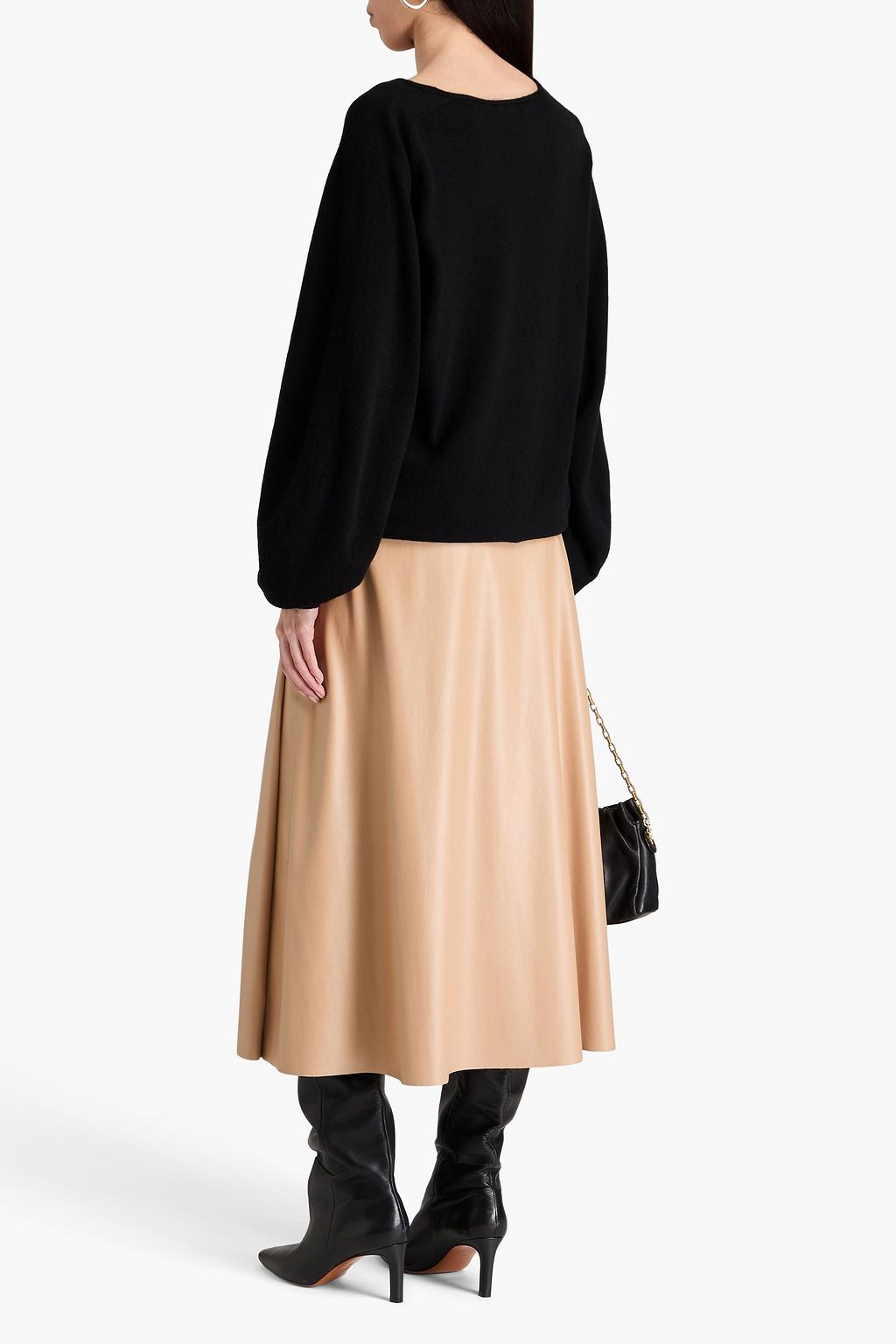 ALBERTA FERRETTI كنزة رياضية من مزيج الكشمير والصوف