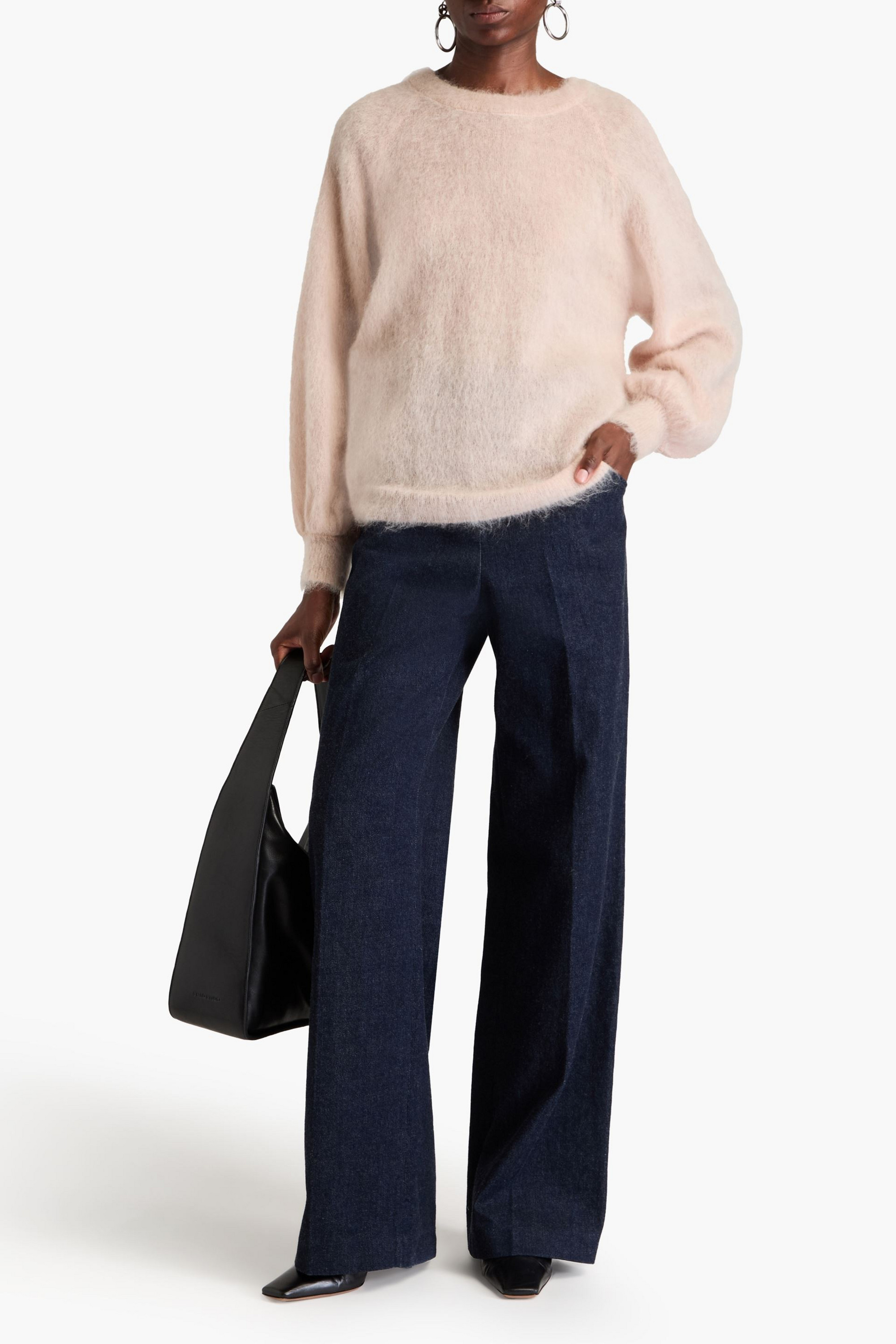 ALBERTA FERRETTI Mohair-blend sweater