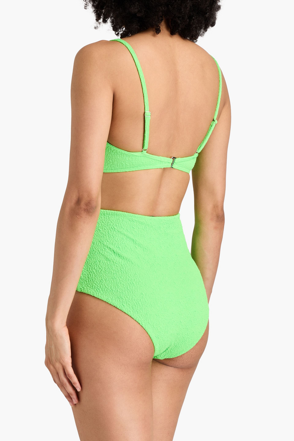 MARA HOFFMAN LYDIA POPCORN BIKINI BRIEFS