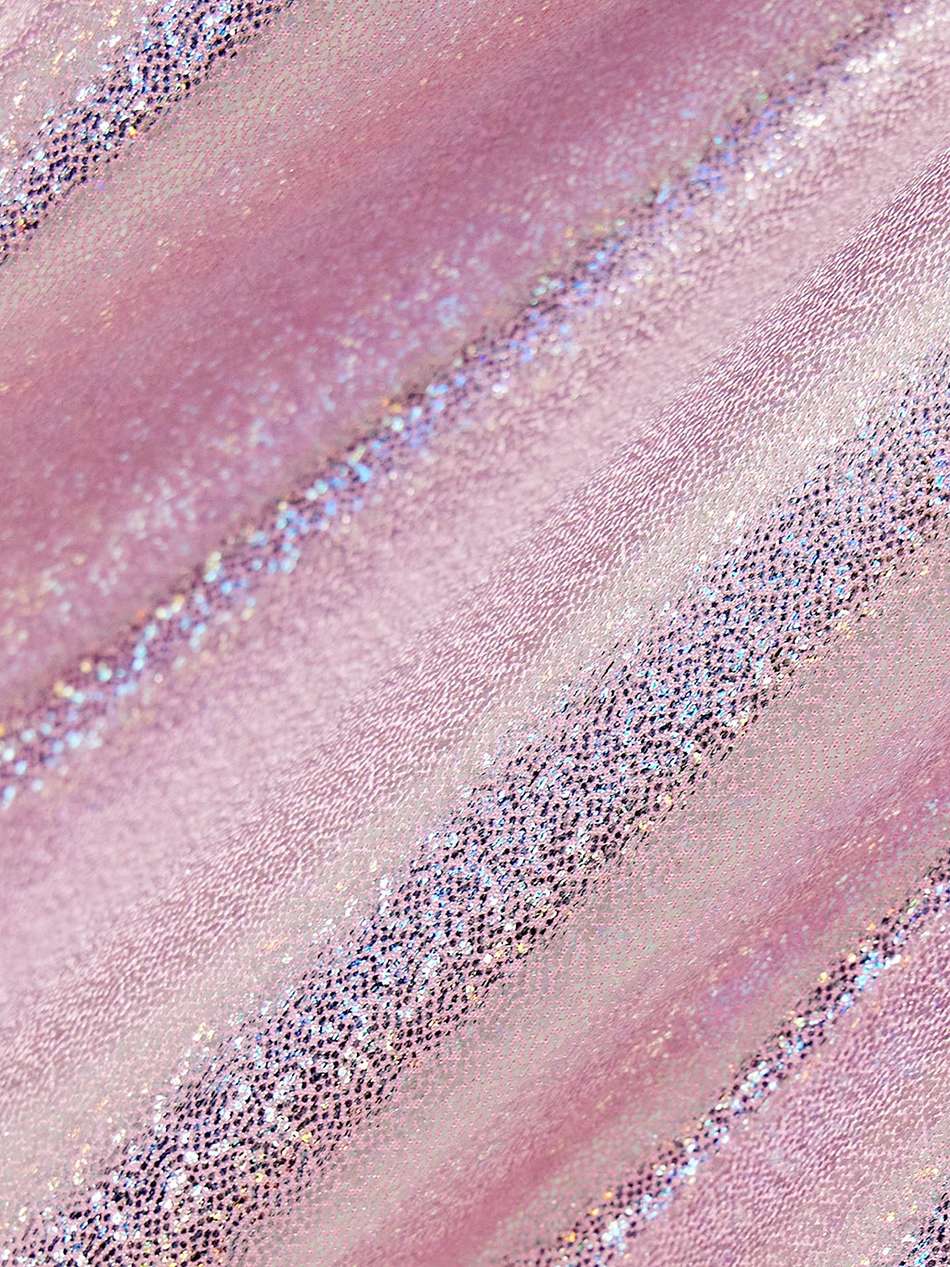 wendy ruched holographic lamé mini dress