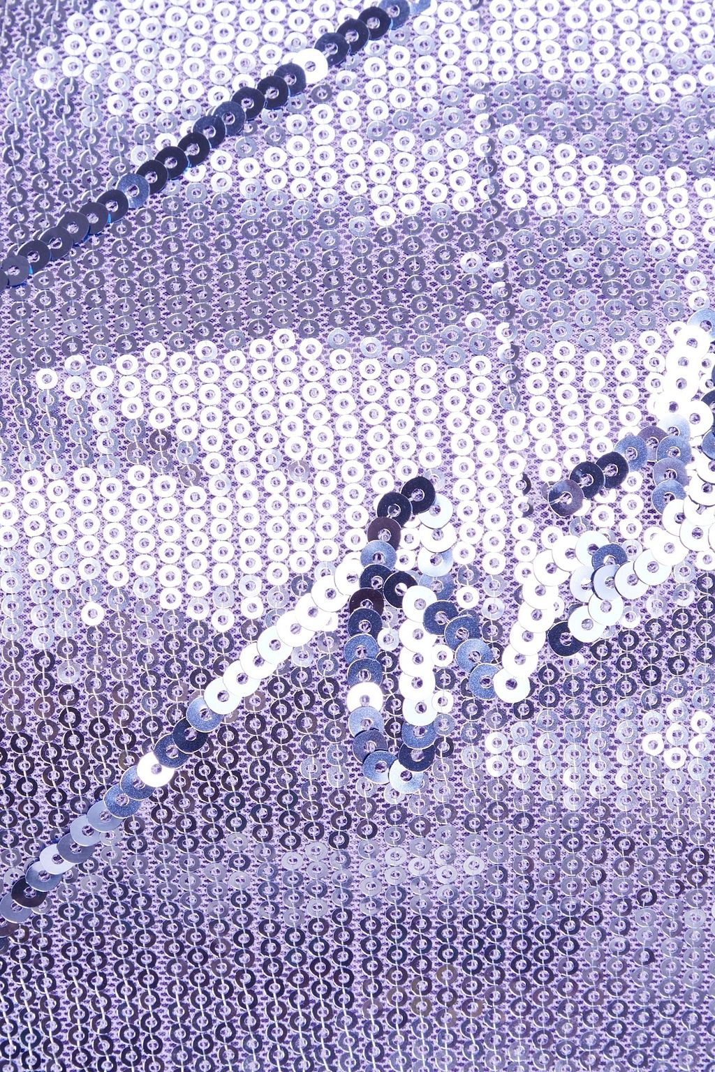 ROTATE BIRGER CHRISTENSEN Cropped sequined stretch-mesh top