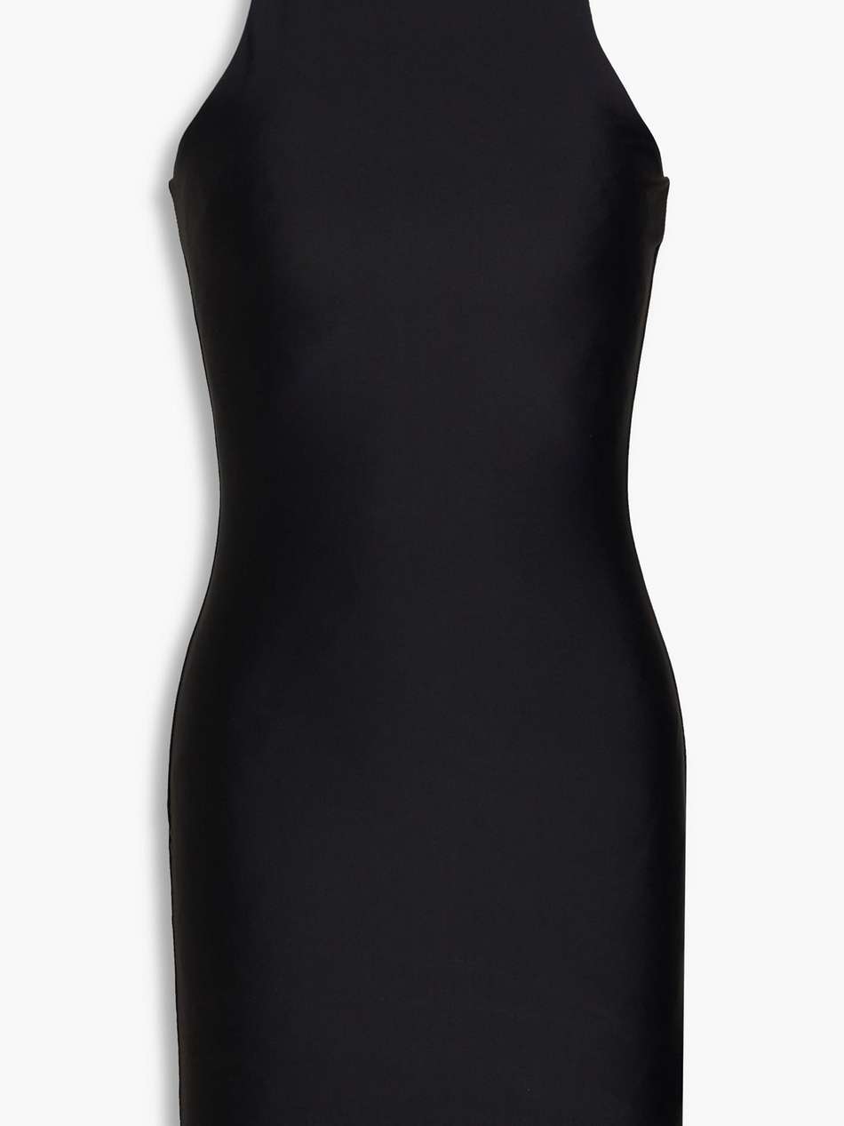 crystal-embellished stretch-jersey mini dress