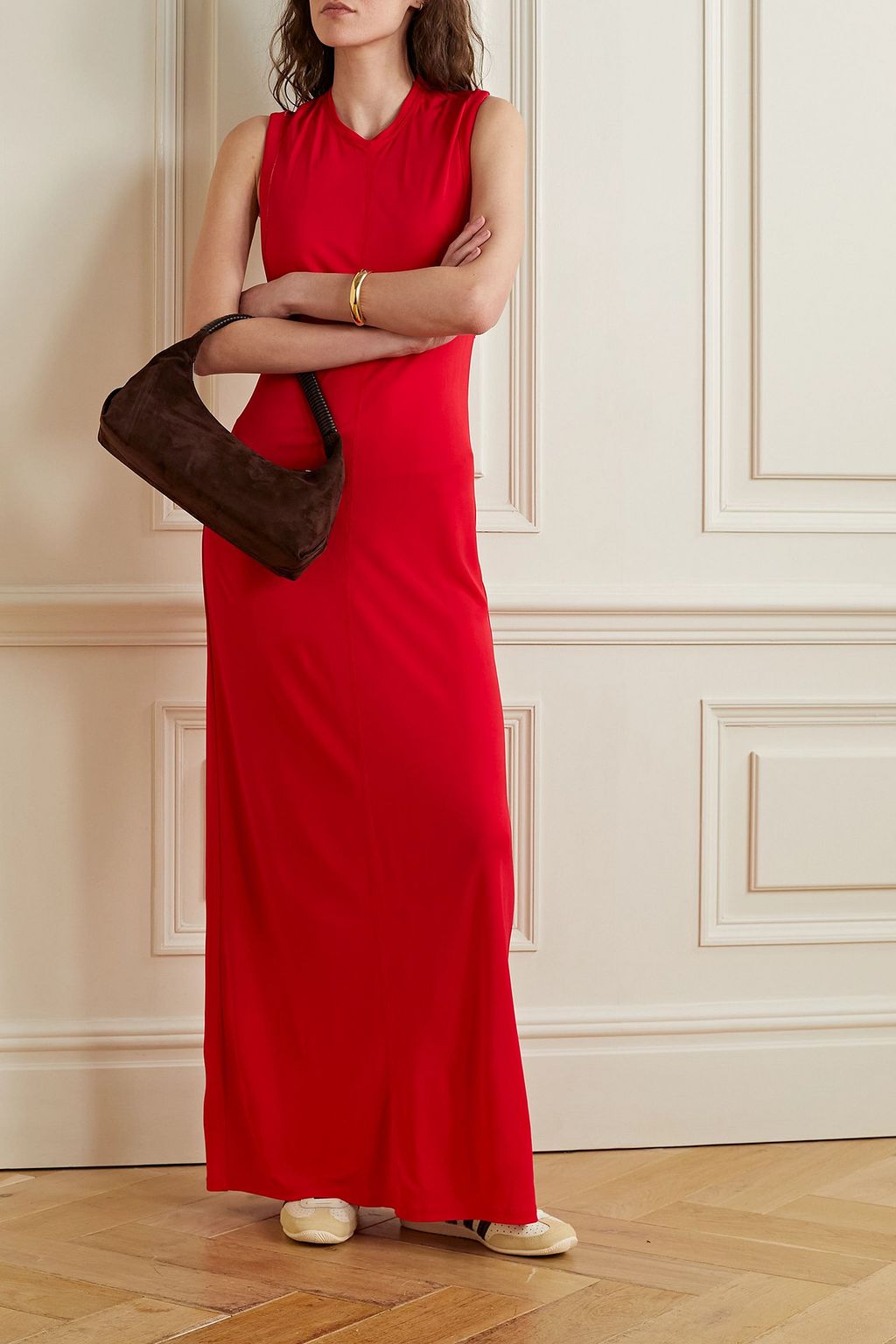 COMMISSION Relay jersey maxi dress