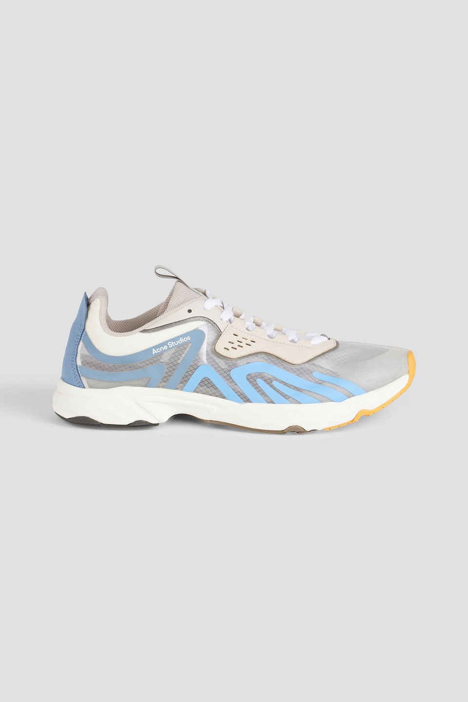 Acne Studios Coated Mesh Sneakers In White