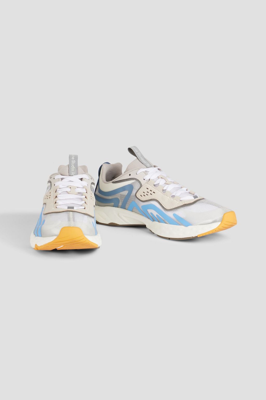 ACNE STUDIOS N3W mesh and rubber sneakers