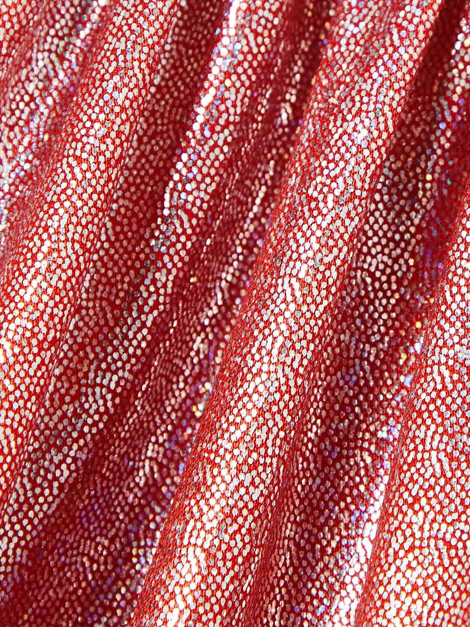 may ruffled lamé midi dress