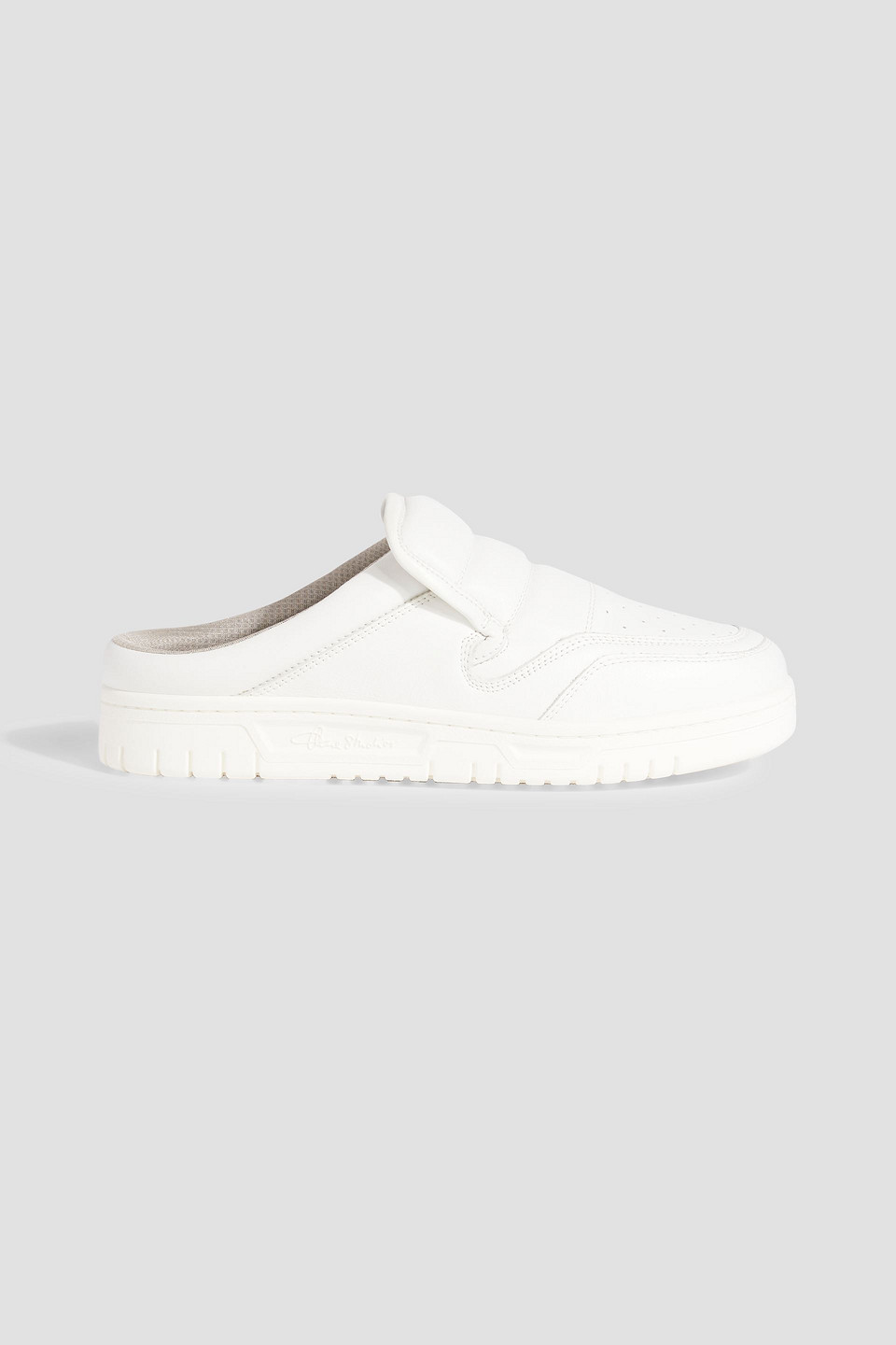 Acne Studios Leather Slip-on Trainers In White
