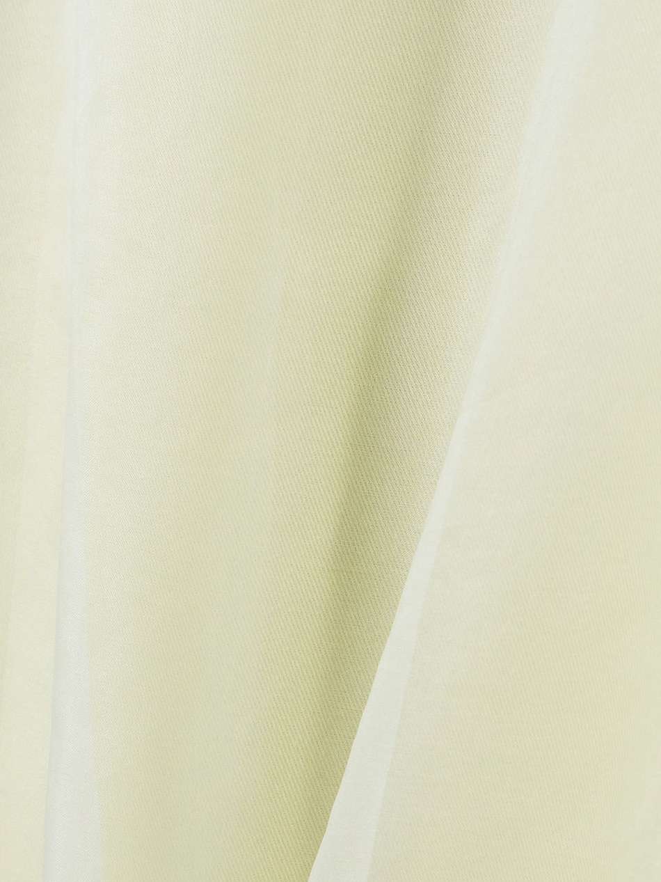 punta strapless cotton and silk-organza midi dress