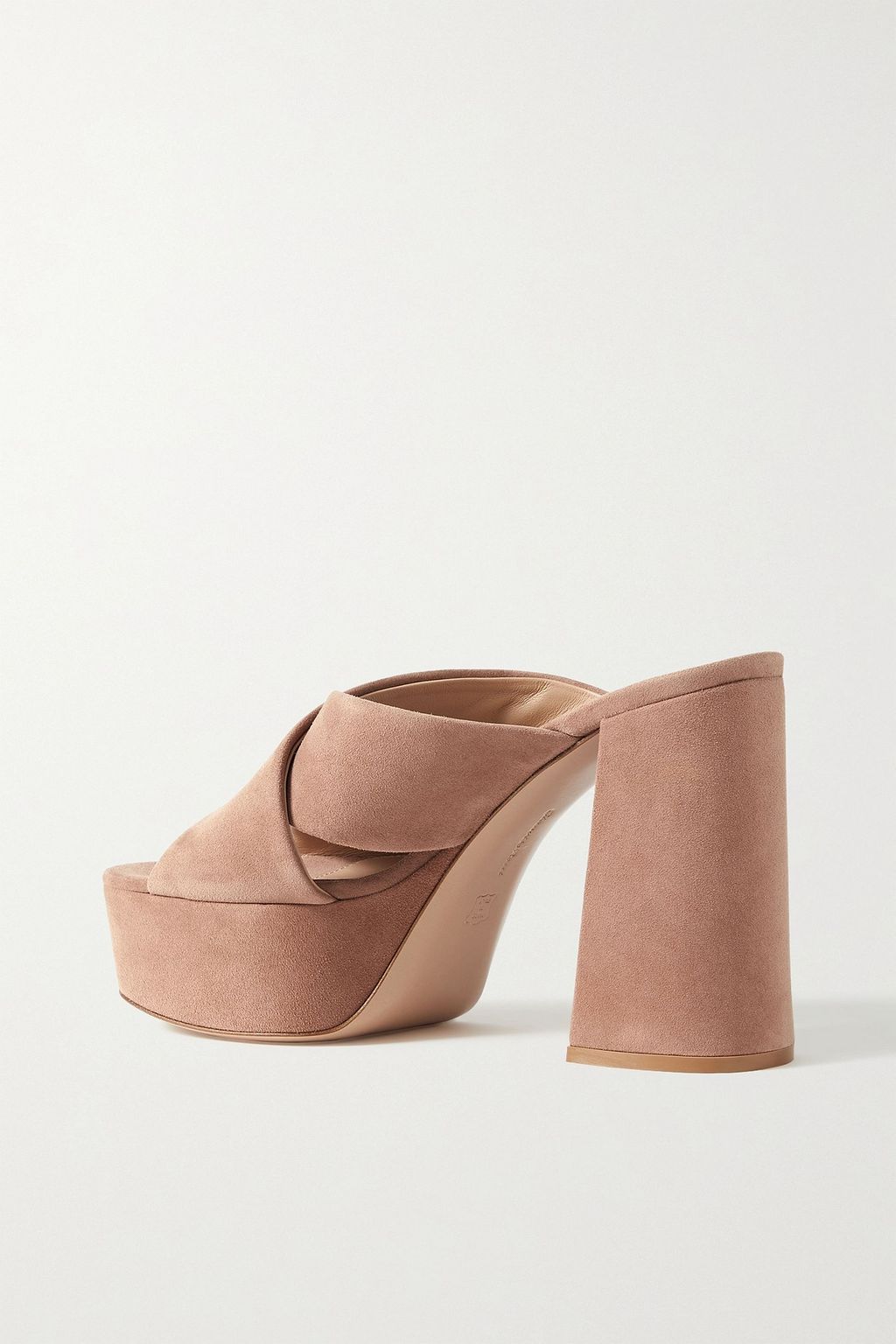GIANVITO ROSSI 70 nubuck platform sandals
