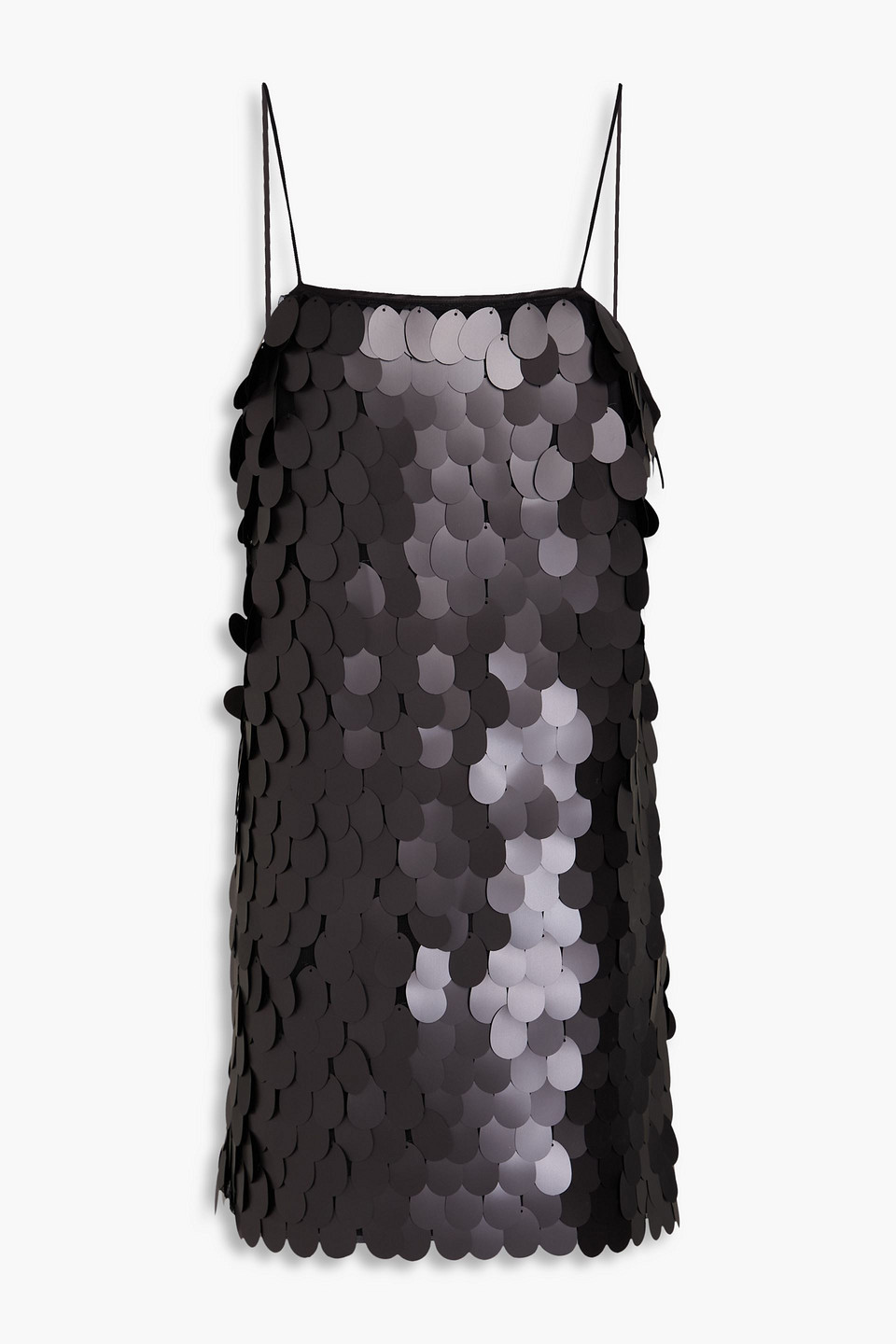 Rotate Birger Christensen Sequin-embellished Minidress In Black