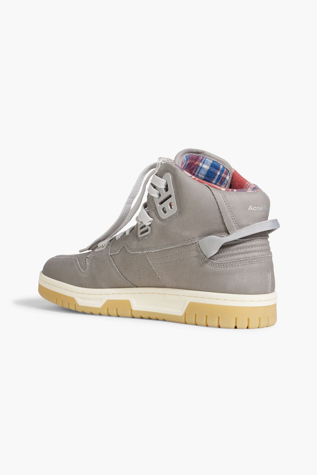 ACNE STUDIOS Perforated leather high-top sneakers