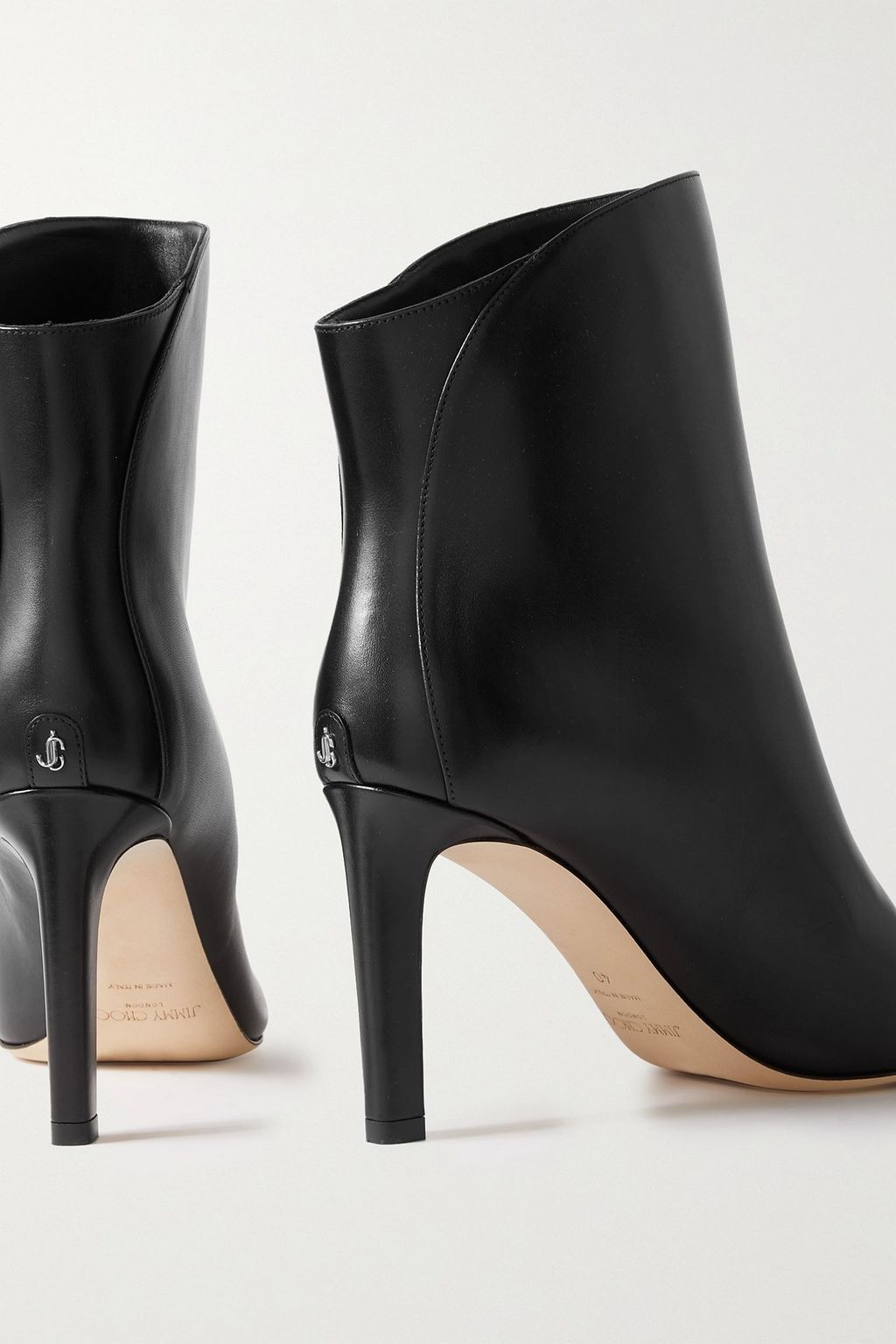 JIMMY CHOO Karter 85 leather ankle boots