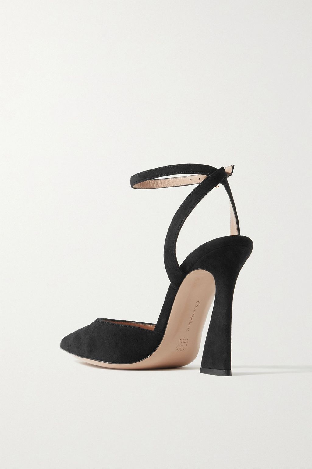 GIANVITO ROSSI Aura D'Orsay 105 suede pumps