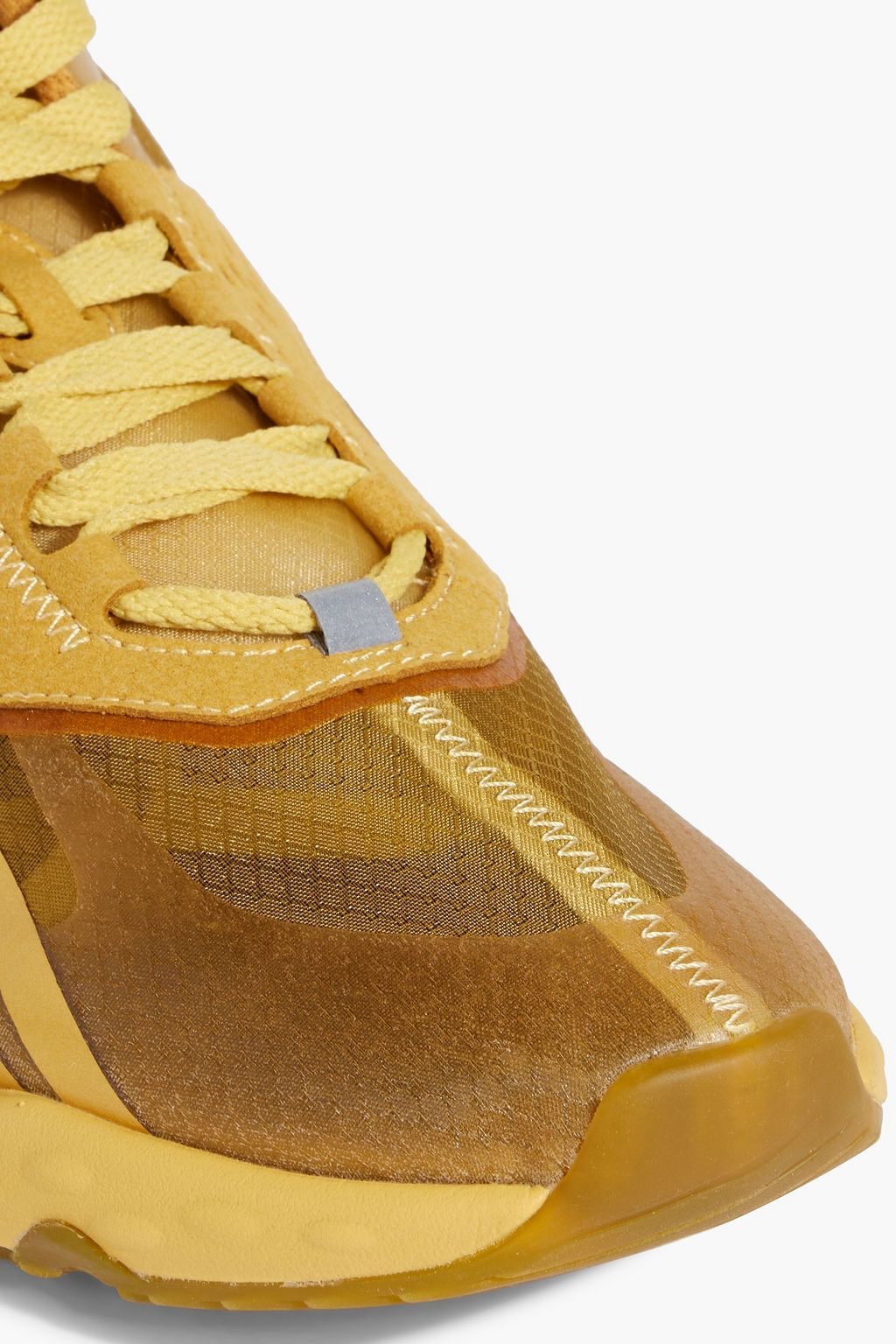 ACNE STUDIOS N3W metallic mesh and rubber sneakers