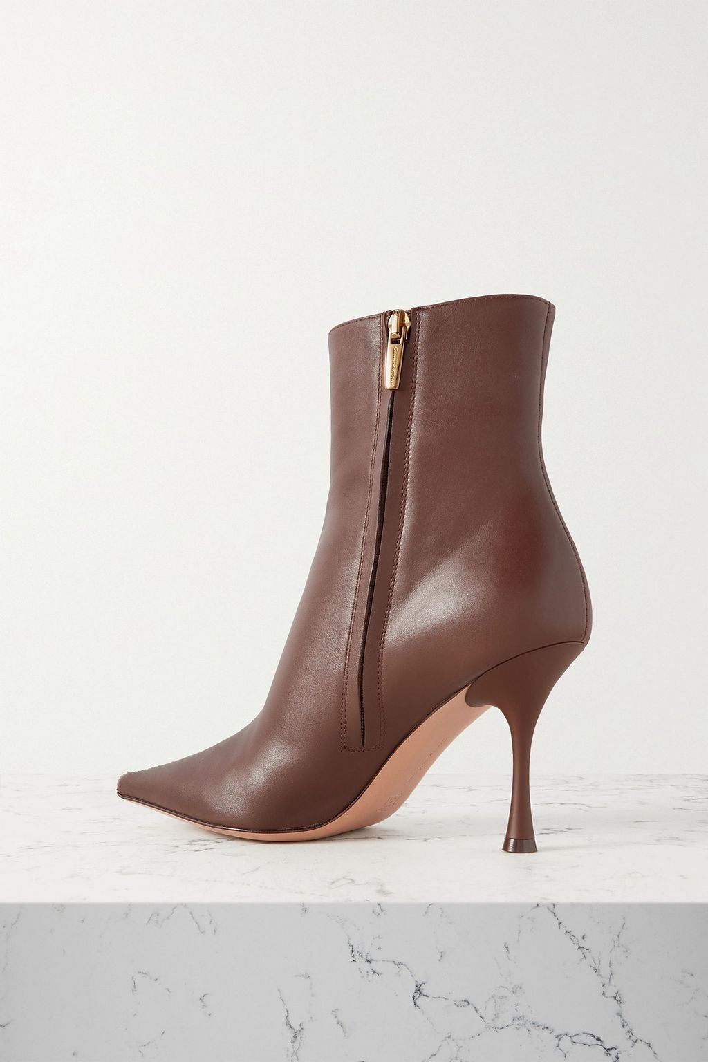GIANVITO ROSSI Dunn 85 Ankle Boots aus Leder