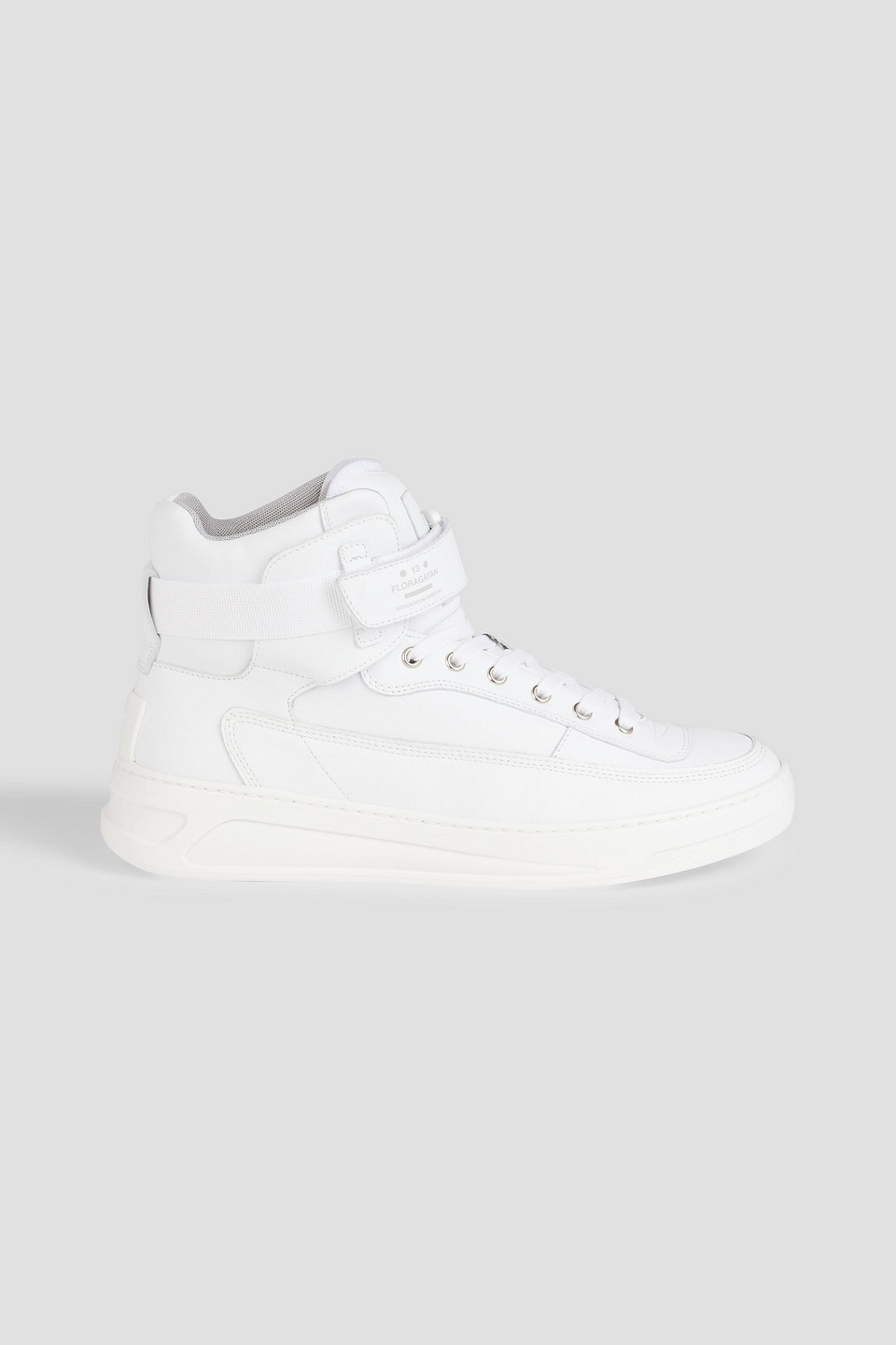Acne Studios Leather High-top Sneakers In White