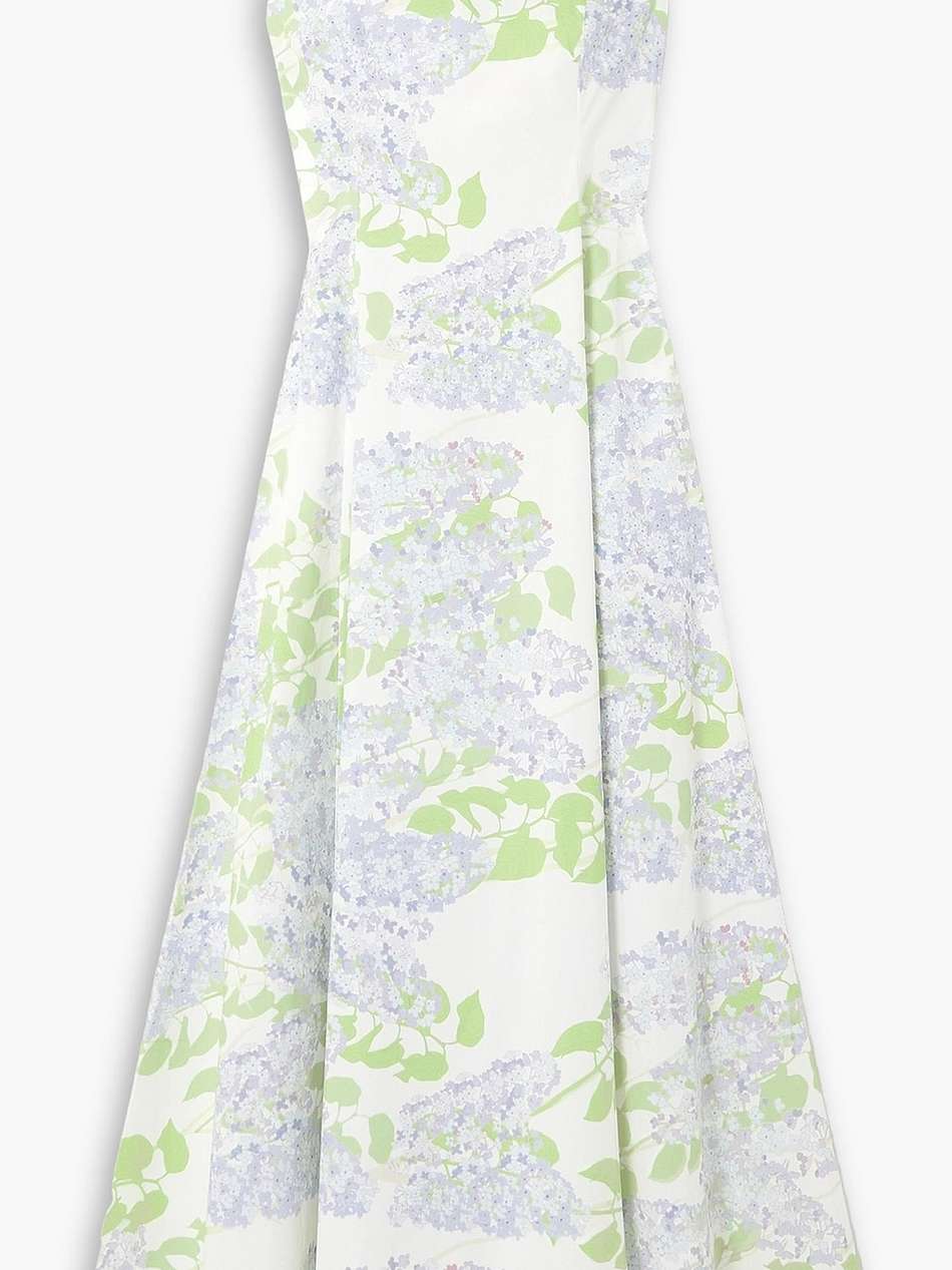 maudette floral-print stretch-cotton midi dress
