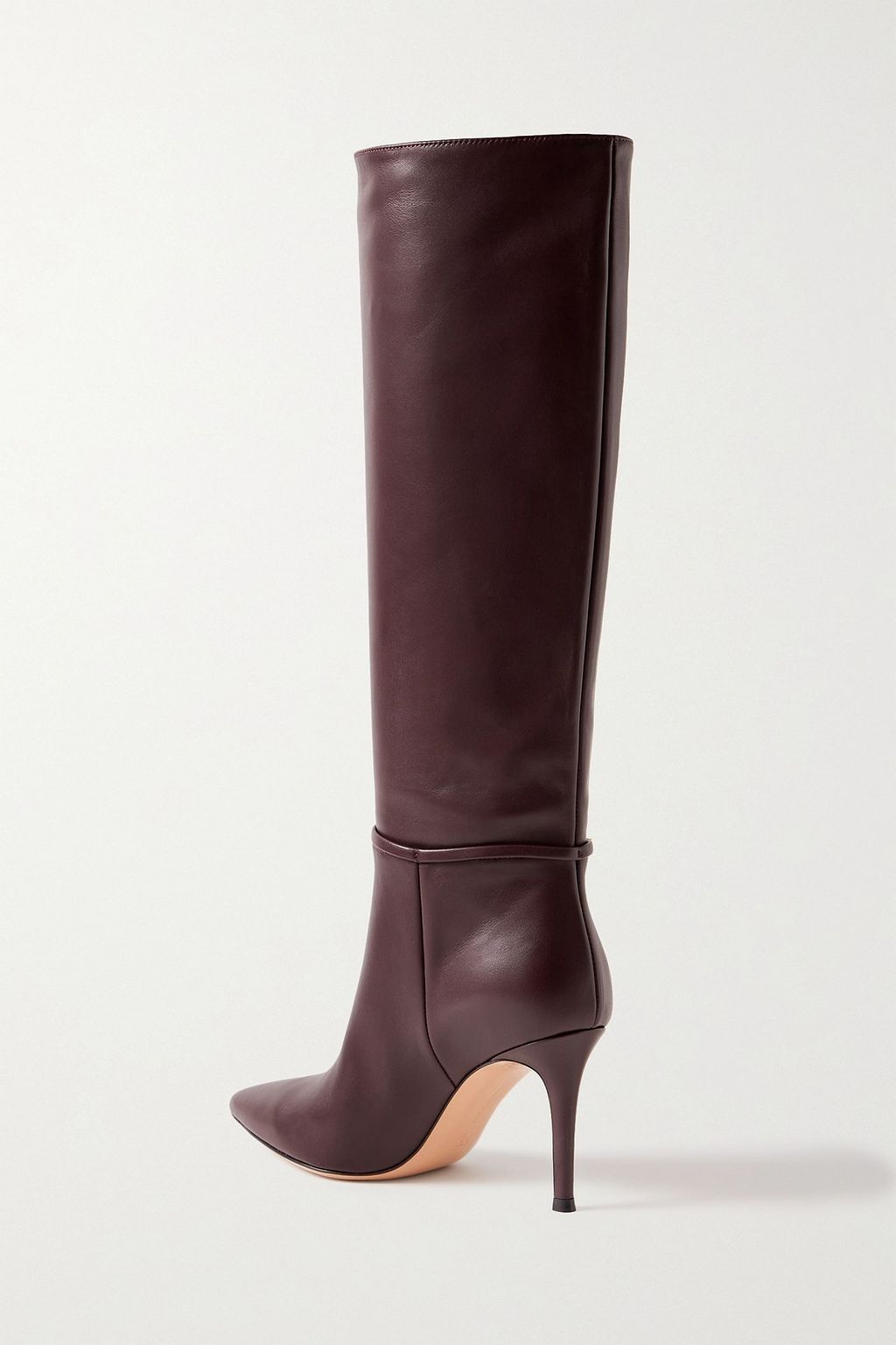 GIANVITO ROSSI Glove 85 embellished leather knee boots