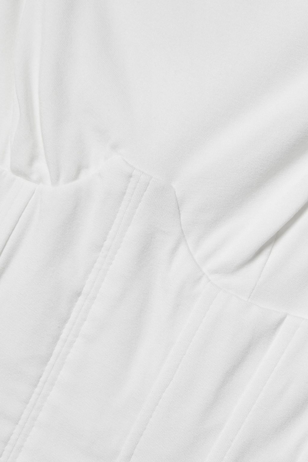 LAQUAN SMITH Ruched stretch-jersey mini dress