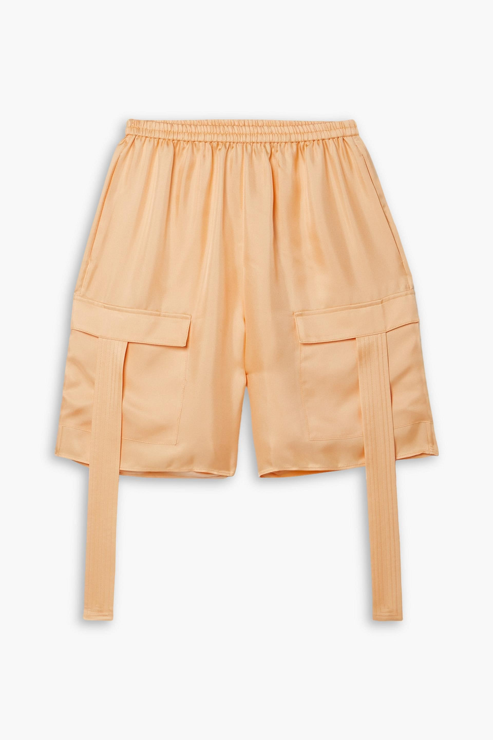 Silk-twill shorts