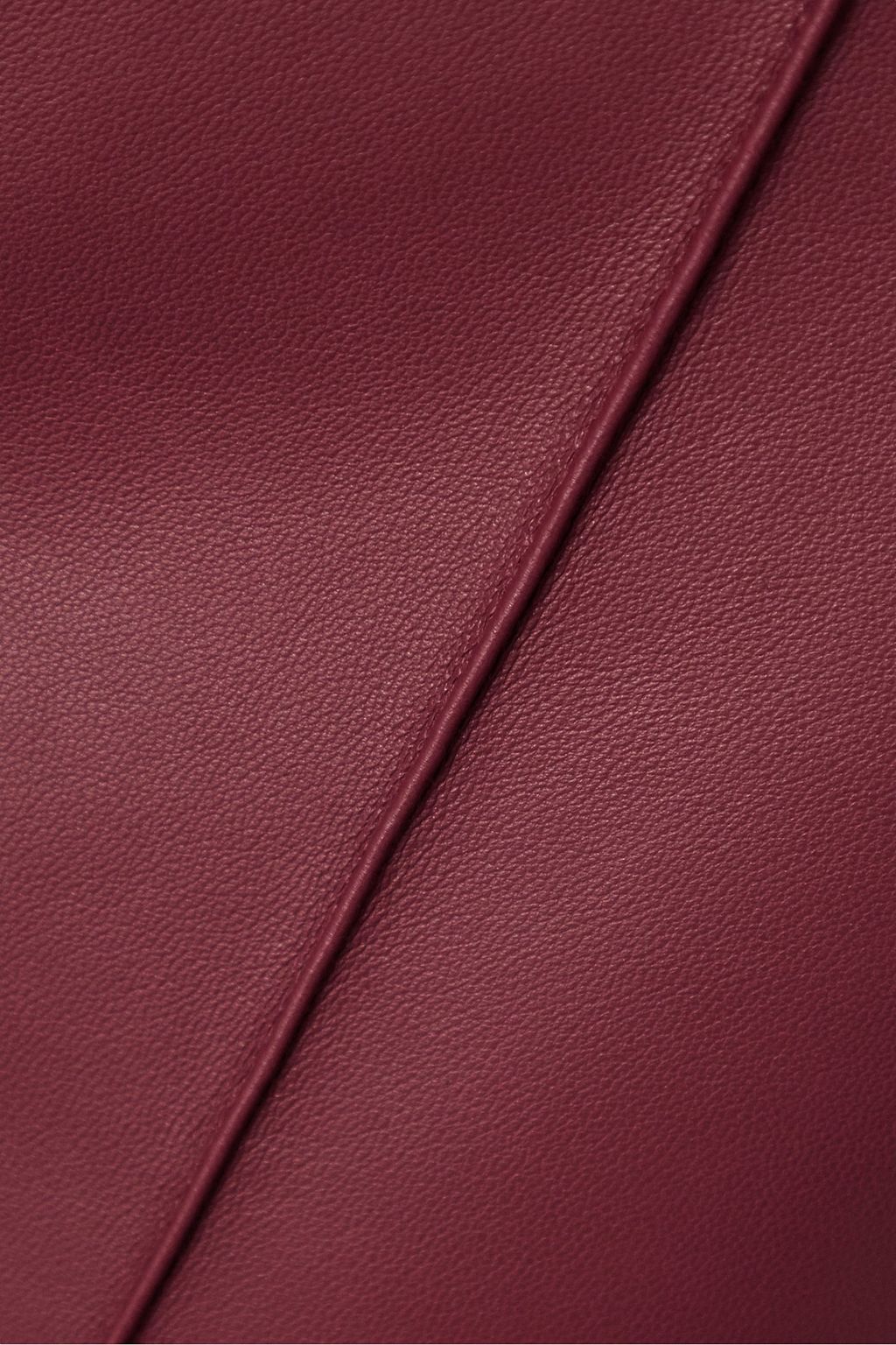 AKRIS Leather straight-leg pants