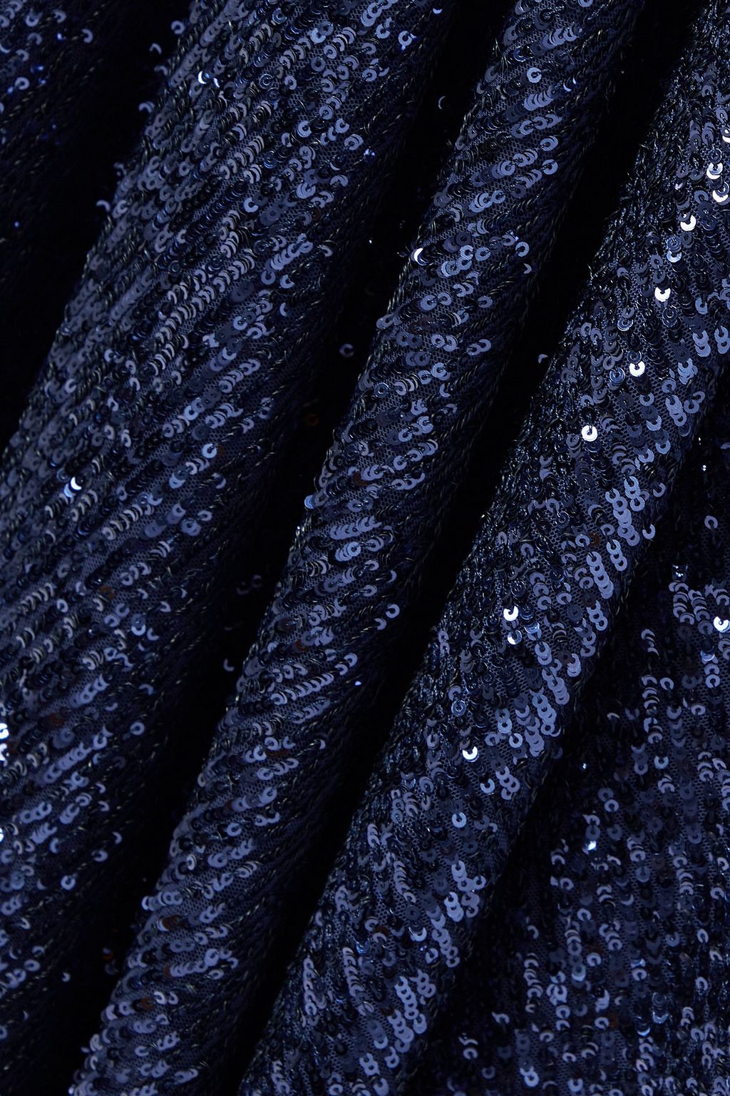 JASON WU COLLECTION Asymmetric cold-shoulder sequined chiffon maxi dress