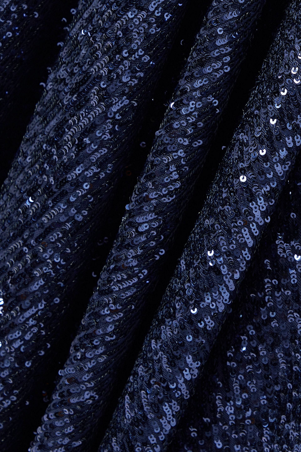 JASON WU COLLECTION ASYMMETRIC COLD-SHOULDER SEQUINED CHIFFON MAXI DRESS