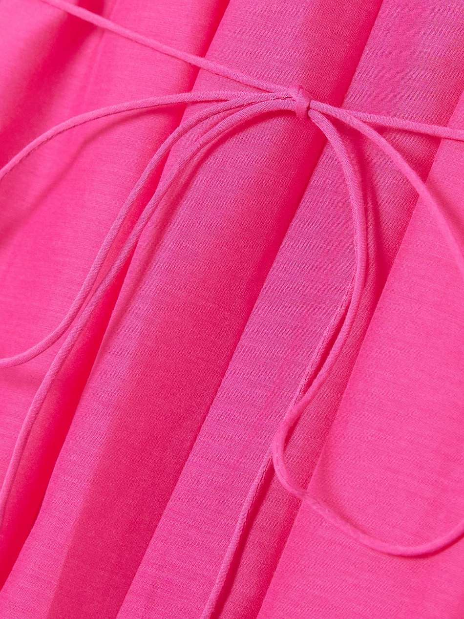 tiered cotton and silk-blend maxi dress