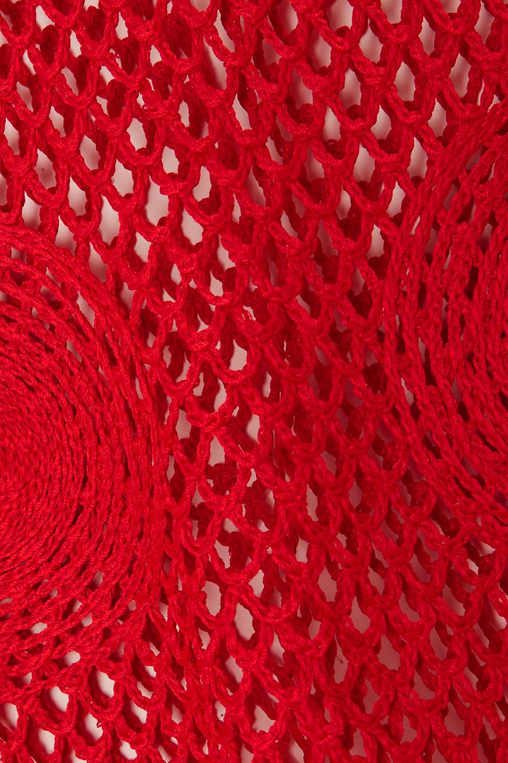 FERRAGAMO Cropped crochet-knit top