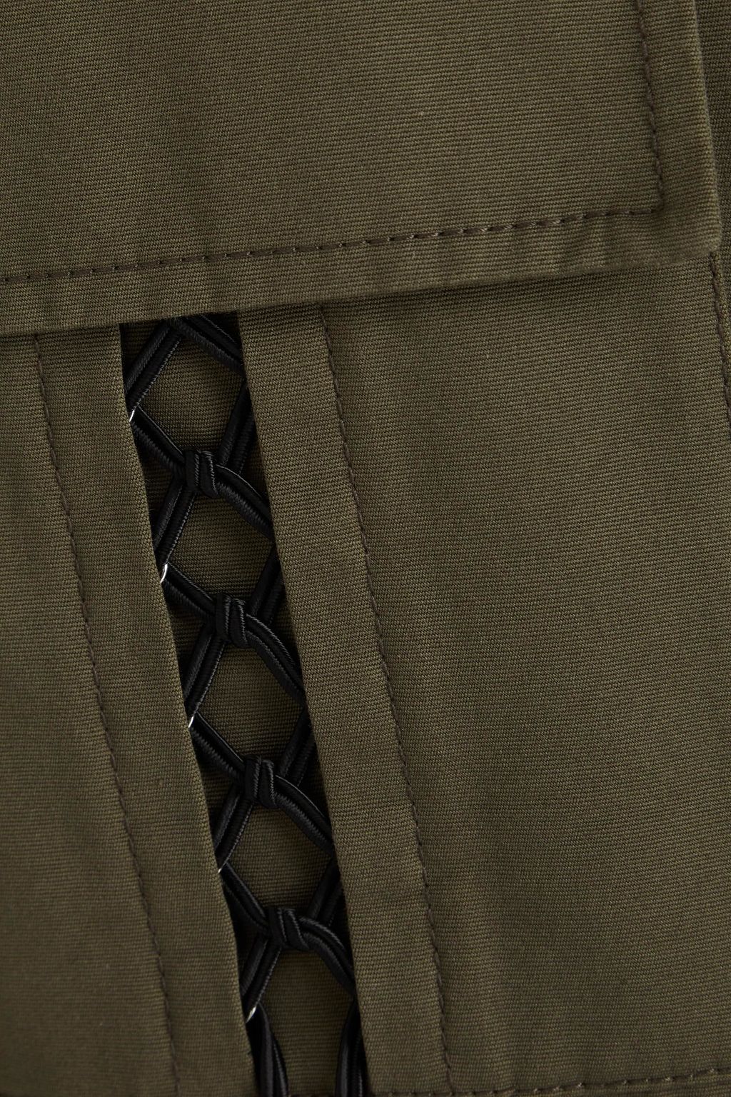 3.1 PHILLIP LIM جاكيت من قطن تويل مزود برباط
