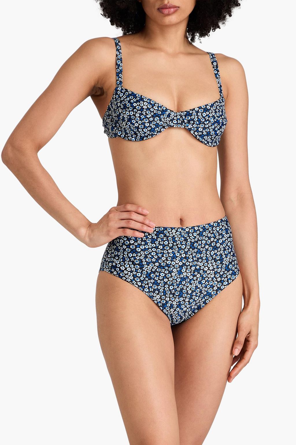 MATTEAU قطعة بيكيني سفلية The High Waist مزينة بطبعة الأزهار