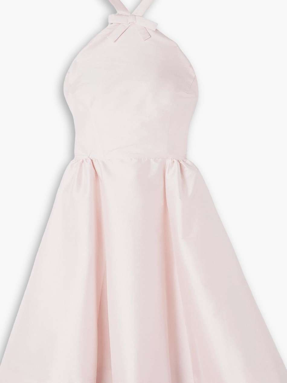 jones bow-embellished taffeta mini dress