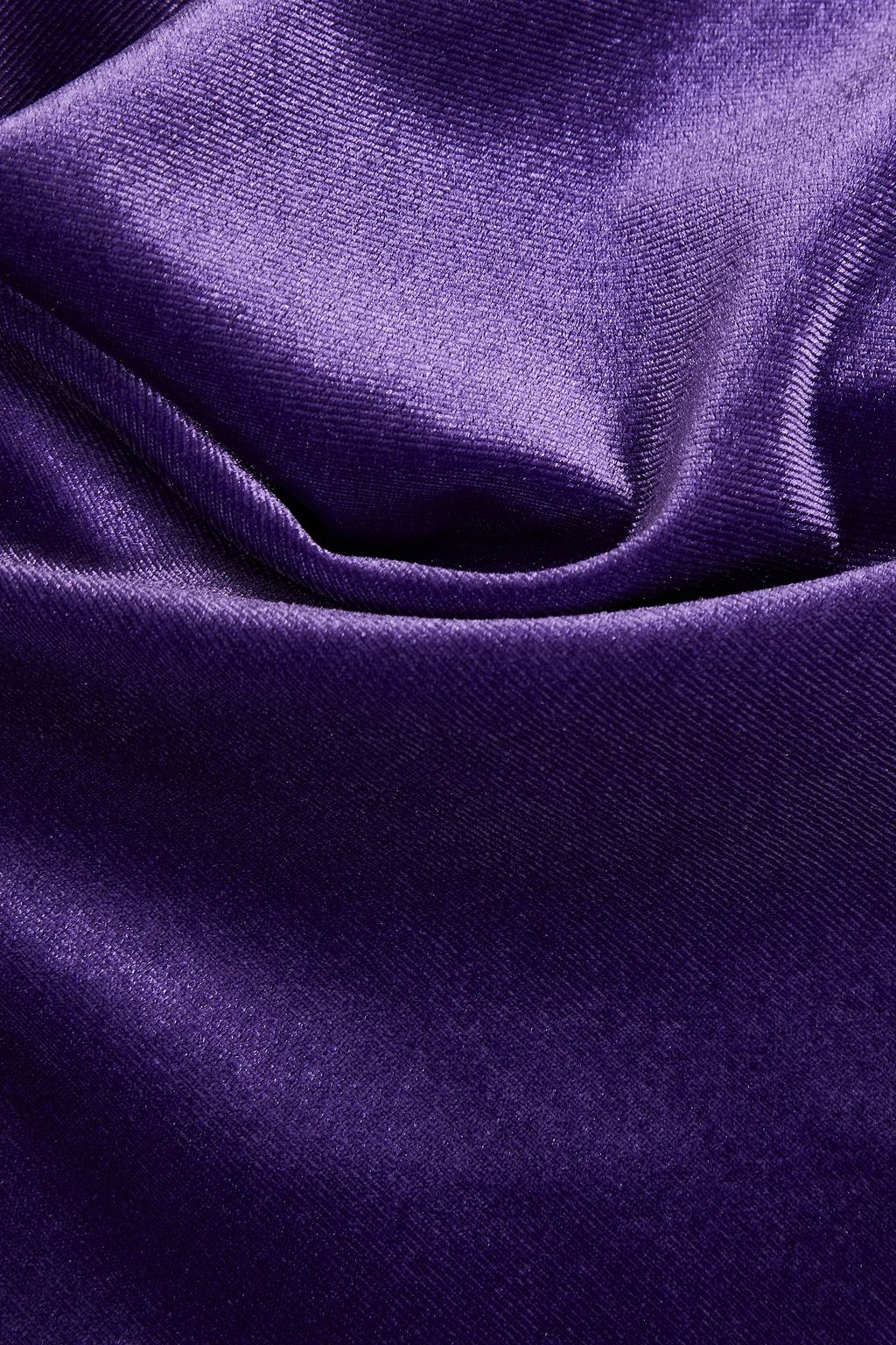PHILOSOPHY DI LORENZO SERAFINI 드레이프 장식 스트레치 벨벳 가운